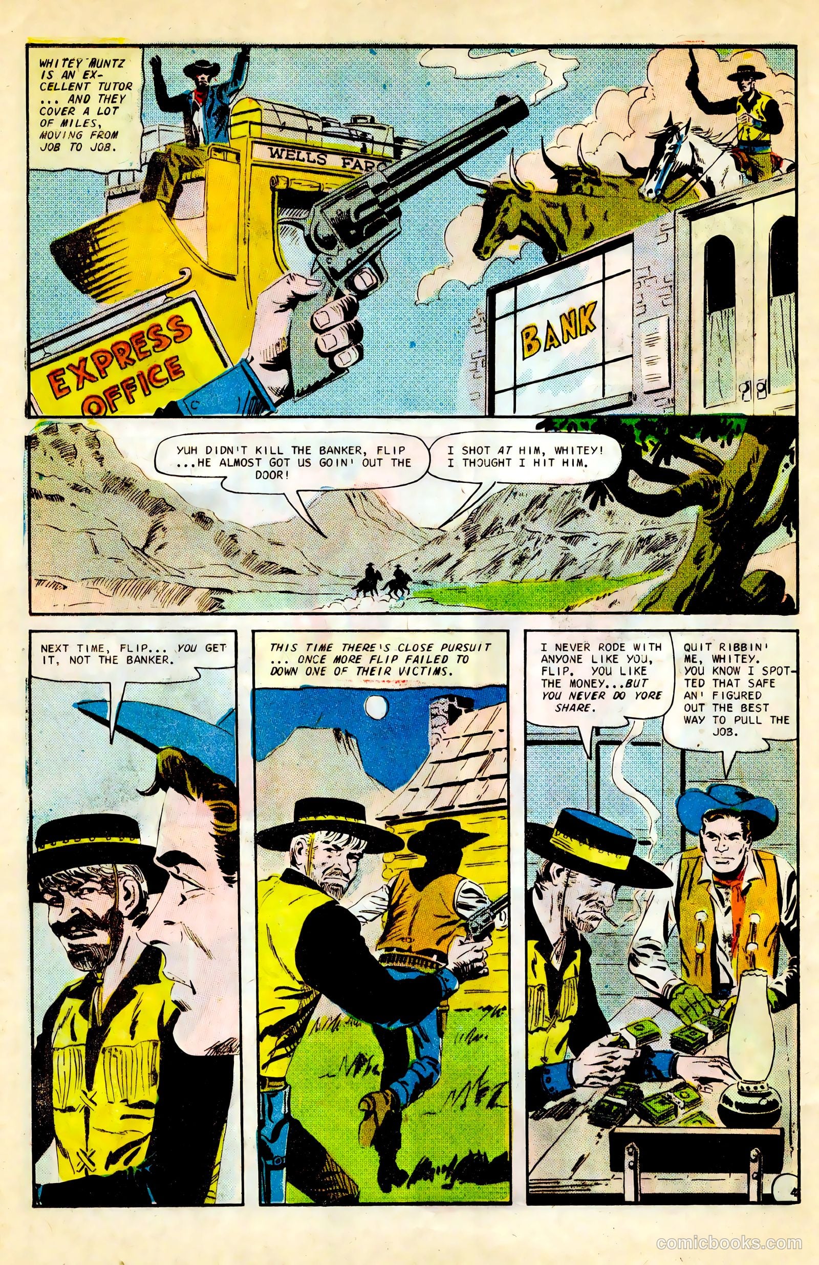 Outlaws of the West #66 (1967) — page 16 of 36