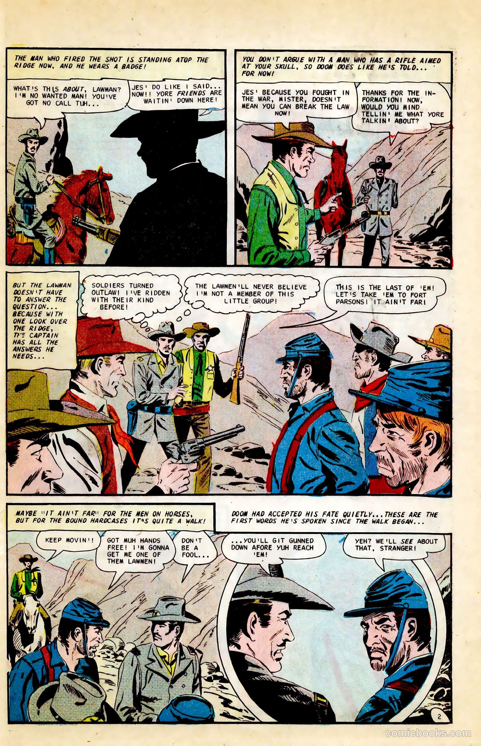 Outlaws of the West #66 (1967) — page 25 of 36