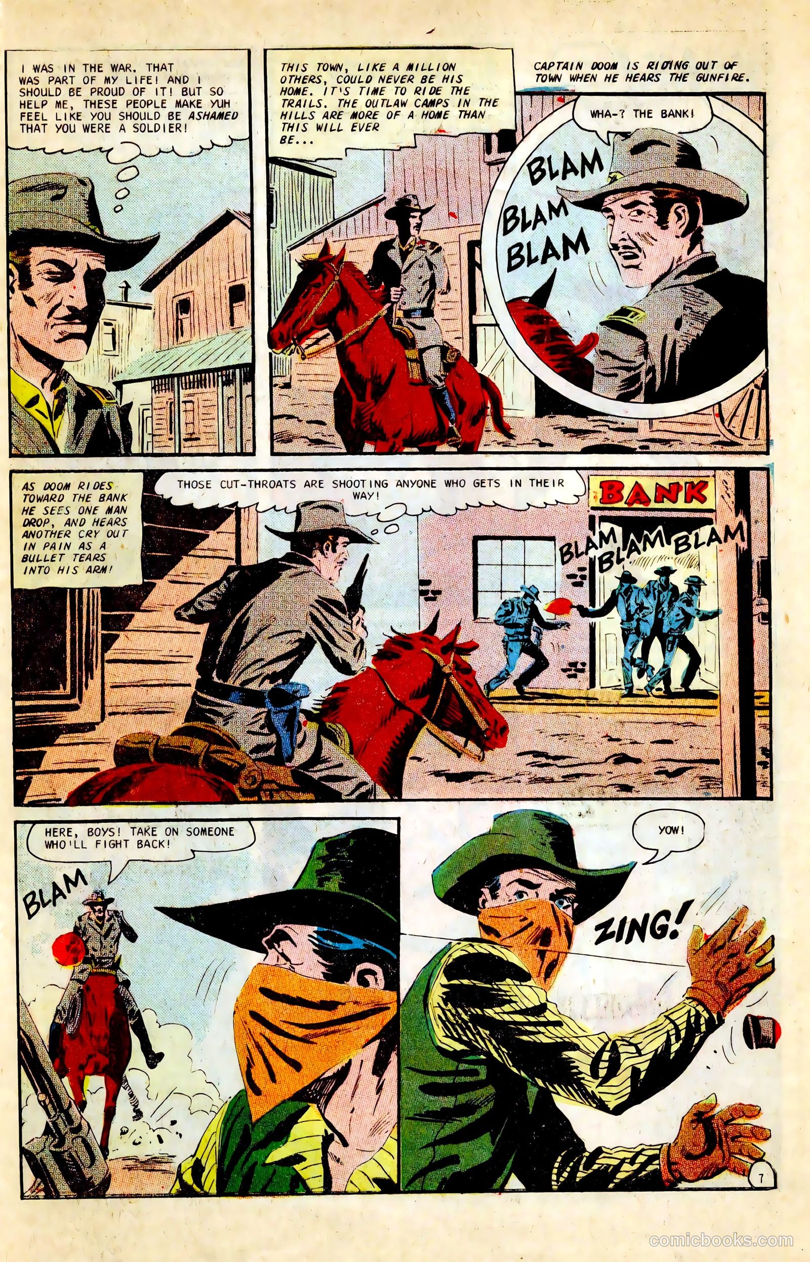 Outlaws of the West #66 (1967) — page 31 of 36