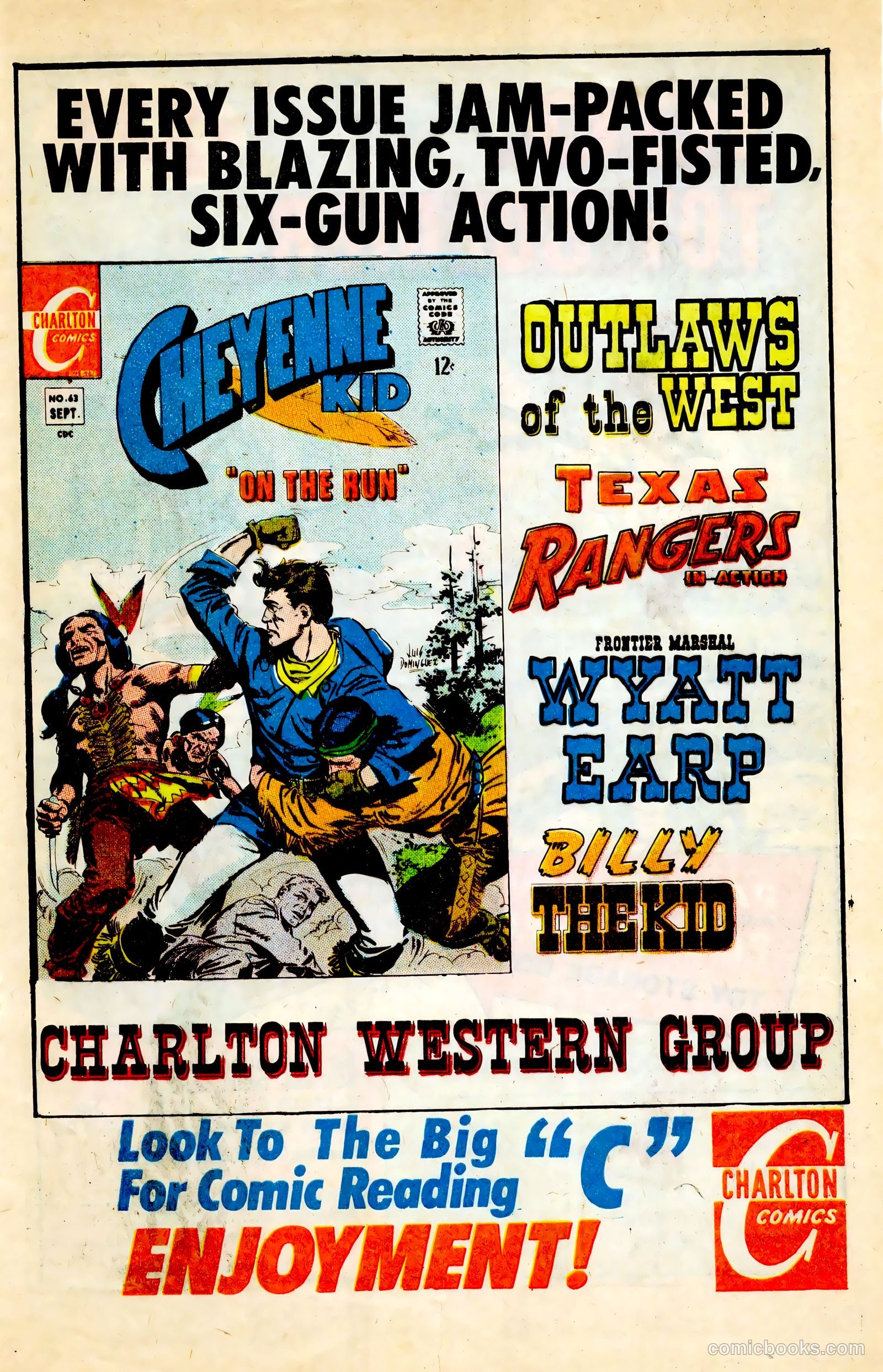 Outlaws of the West #66 (1967) — page 33 of 36