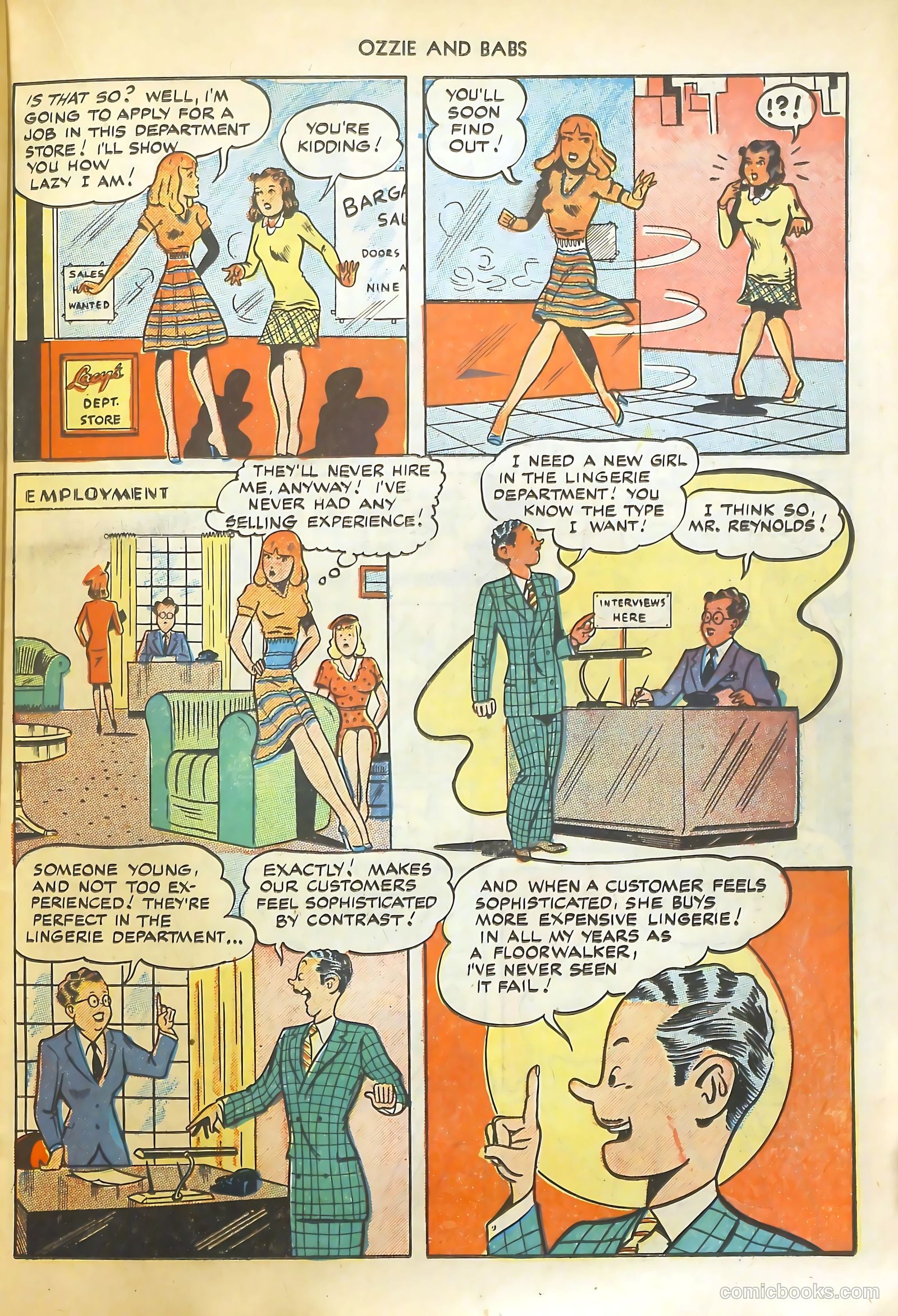 Ozzie and Babs #1 (1947) — page 35 of 52