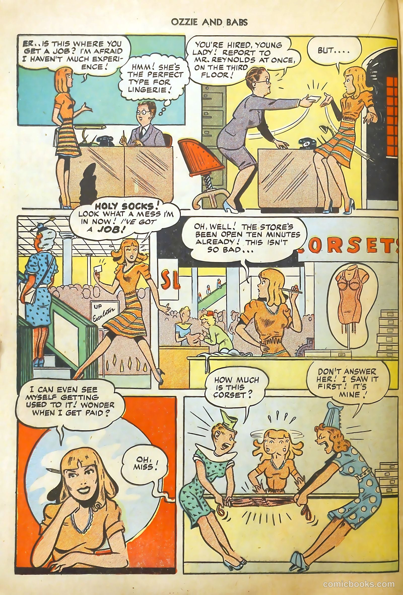 Ozzie and Babs #1 (1947) — page 36 of 52