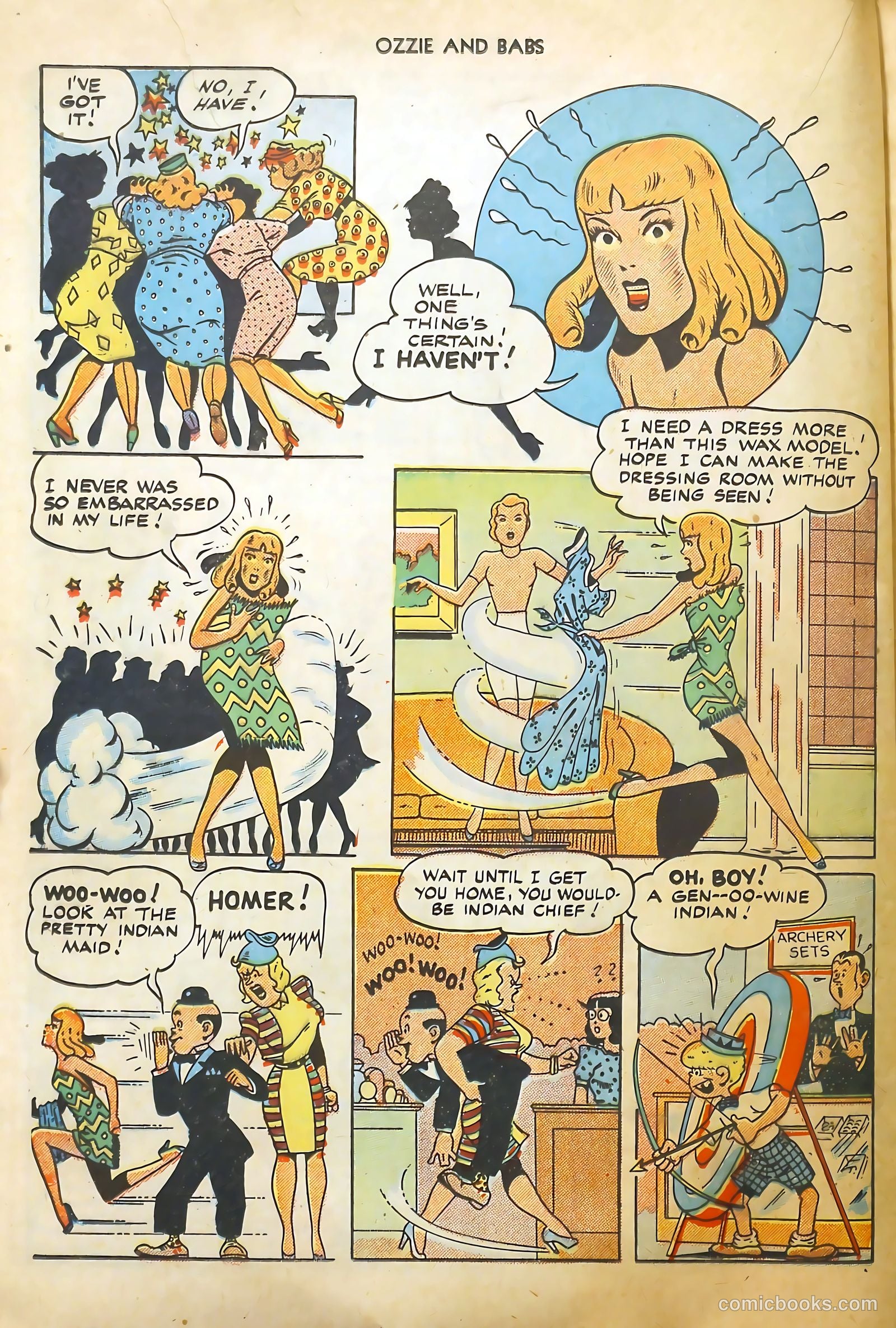 Ozzie and Babs #1 (1947) — page 40 of 52
