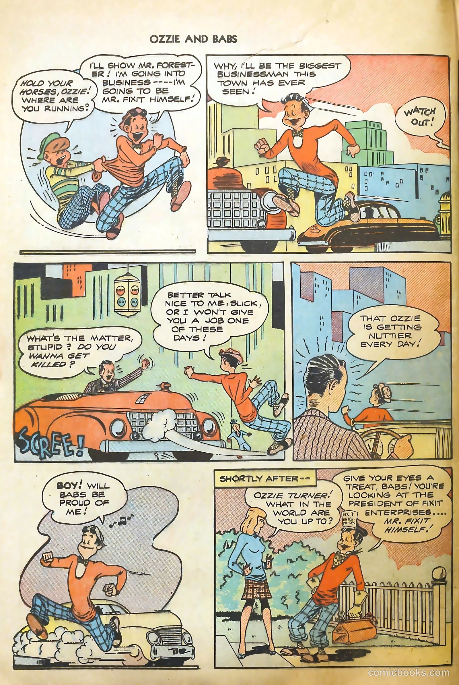 Ozzie and Babs #1 (1947) — page 44 of 52