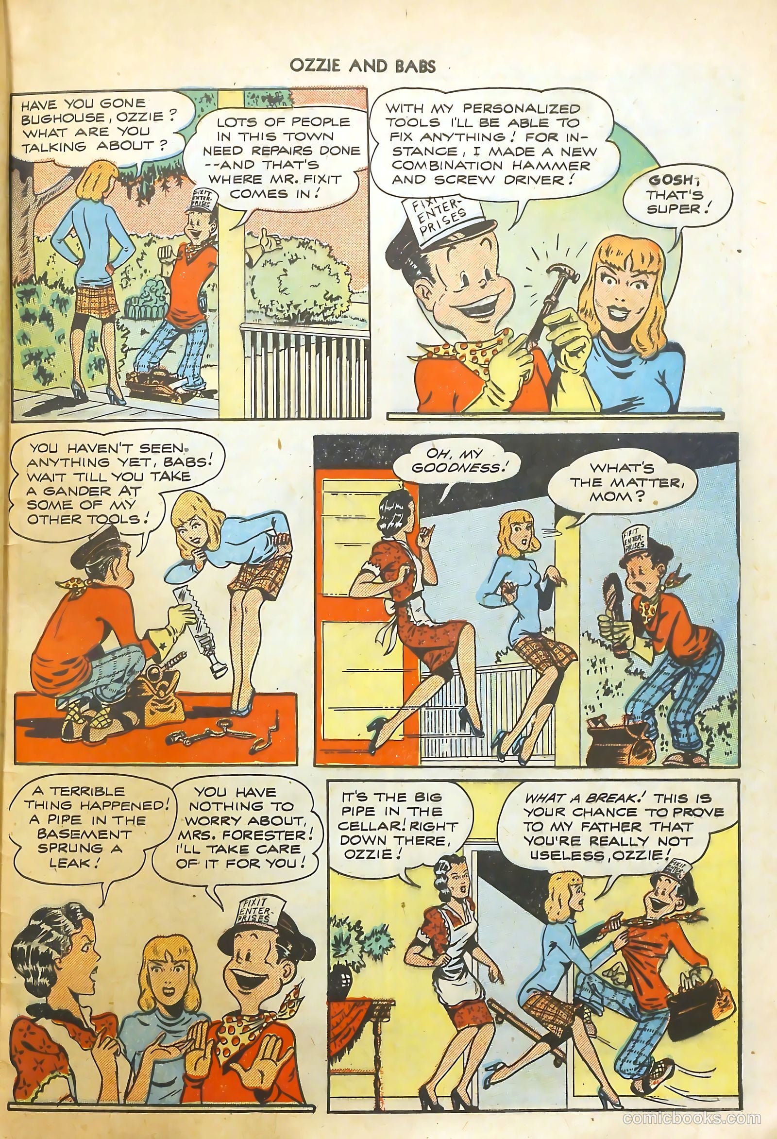 Ozzie and Babs #1 (1947) — page 45 of 52
