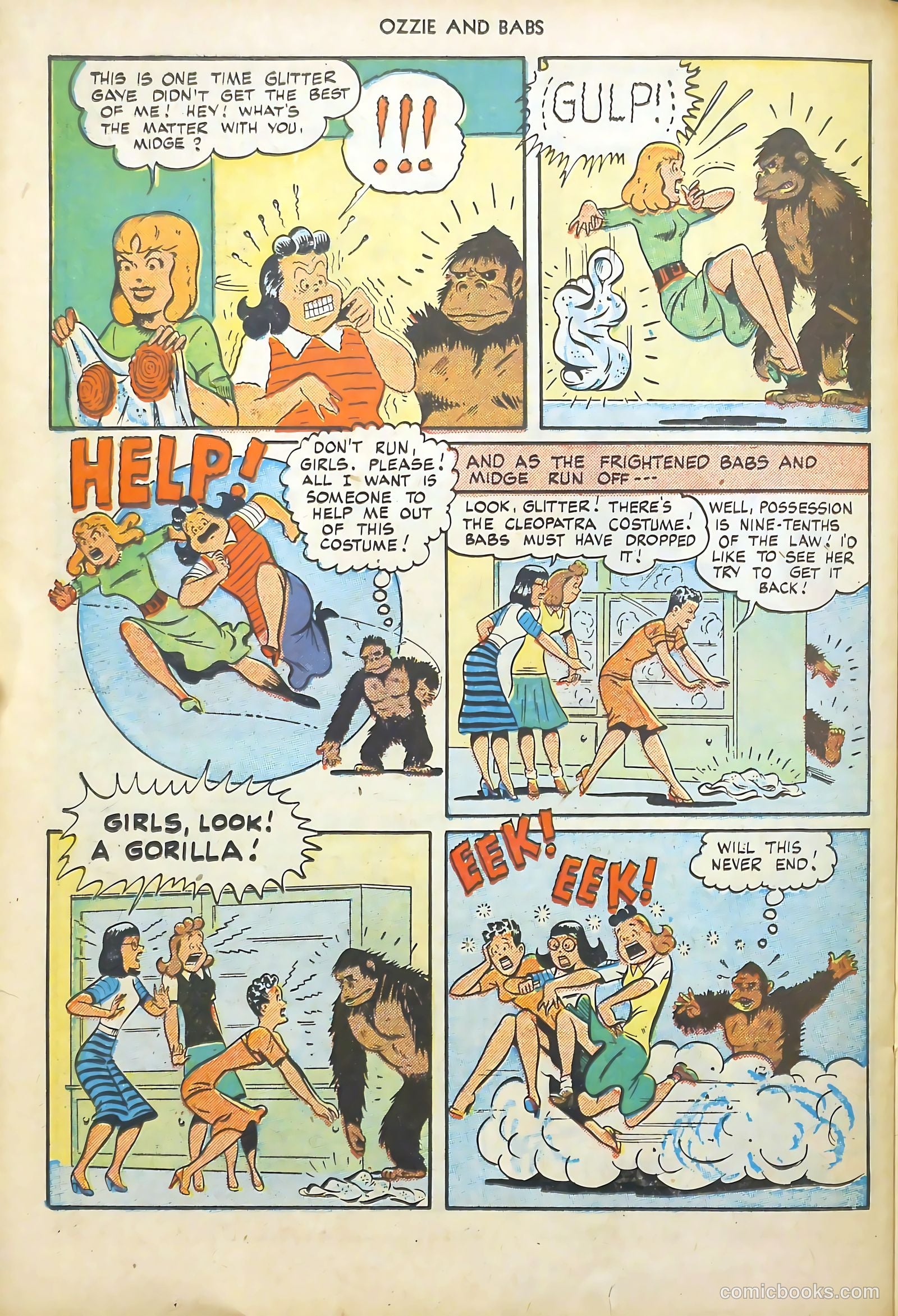 Ozzie and Babs #10 (1949) — page 30 of 52