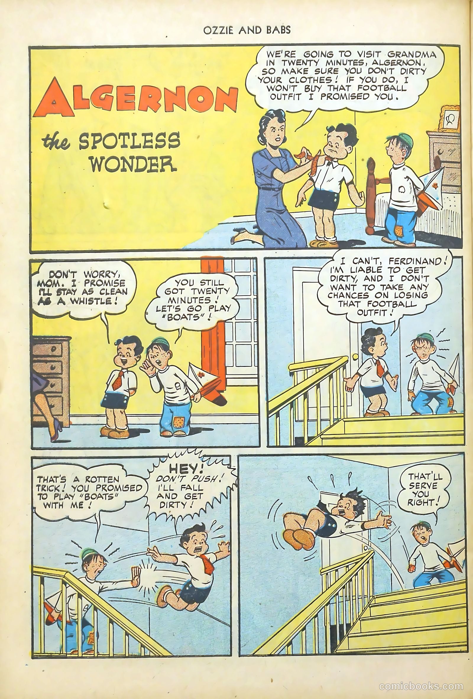 Ozzie and Babs #10 (1949) — page 34 of 52