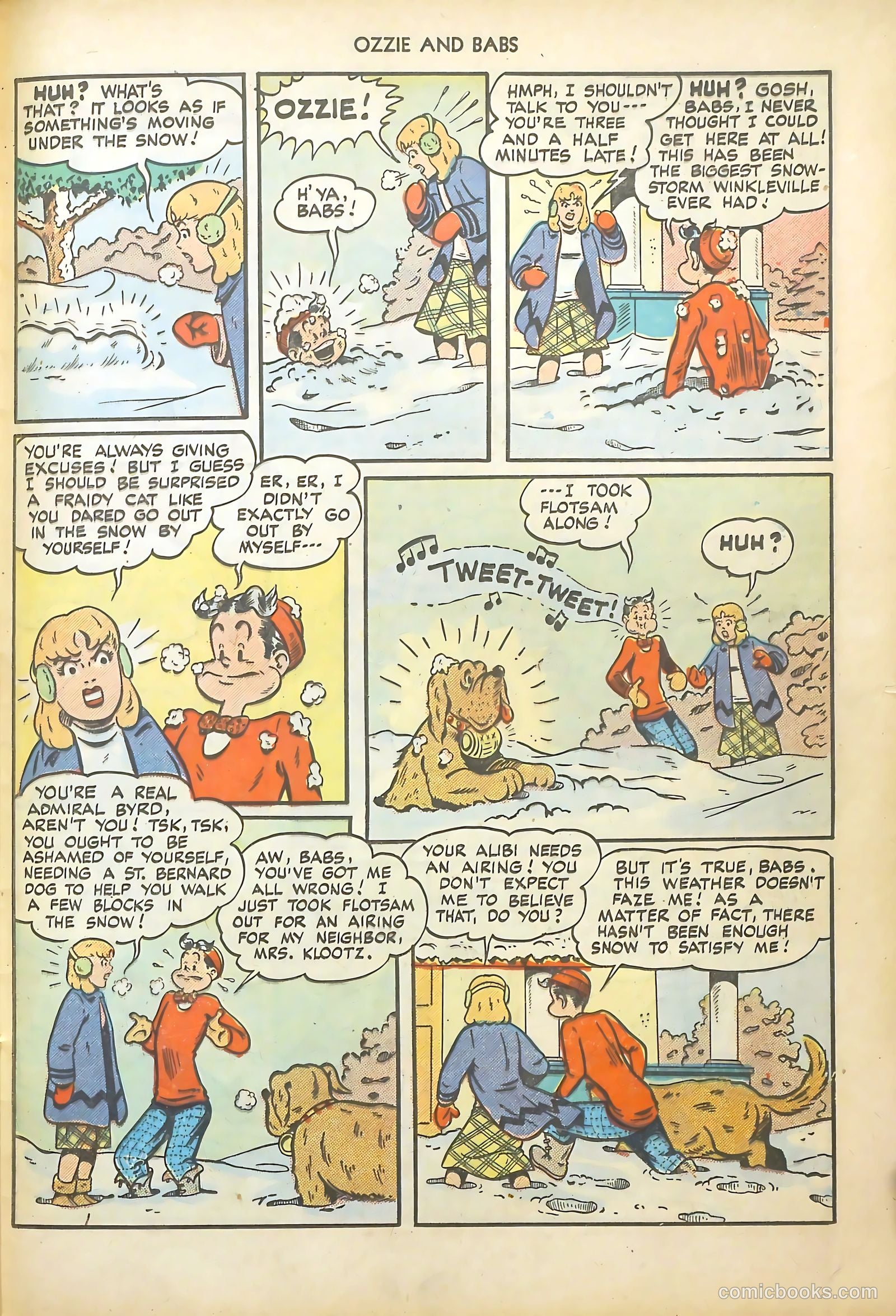 Ozzie and Babs #10 (1949) — page 41 of 52