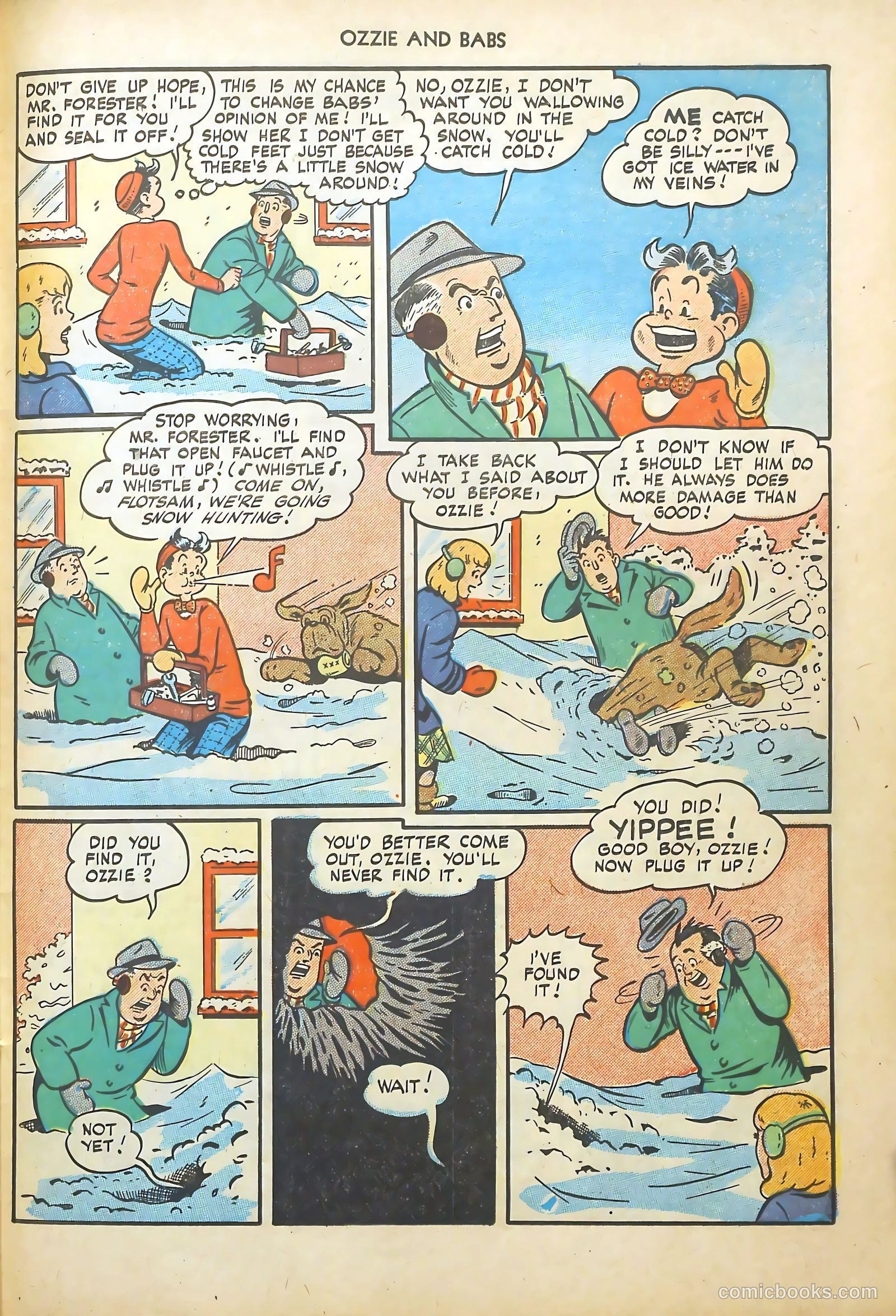 Ozzie and Babs #10 (1949) — page 43 of 52