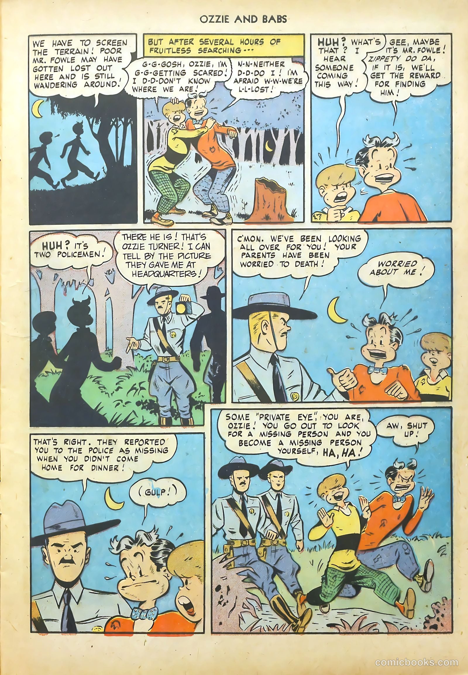 Ozzie and Babs #11 (1949) — page 21 of 52