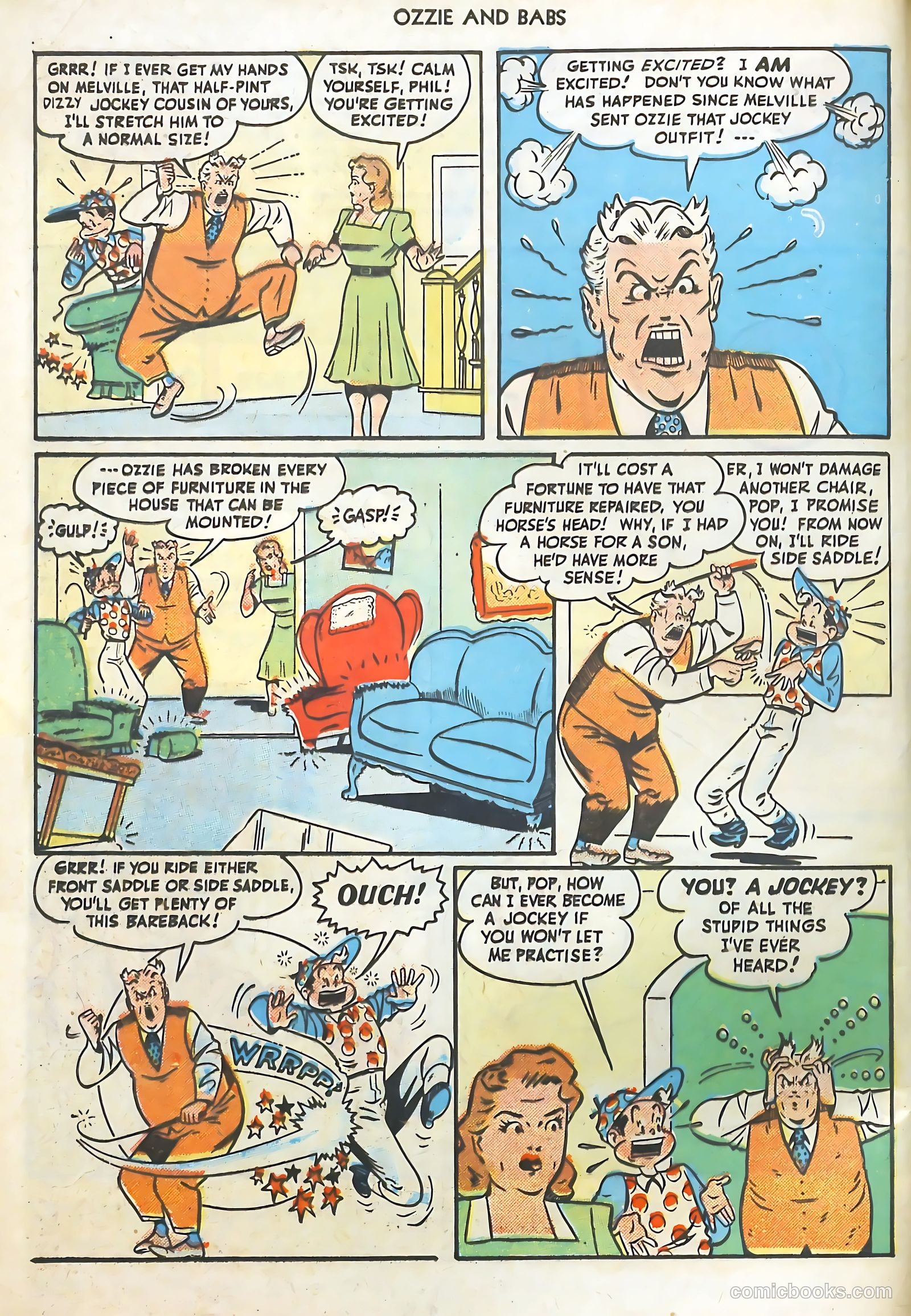 Ozzie and Babs #12 (1949) — page 4 of 36