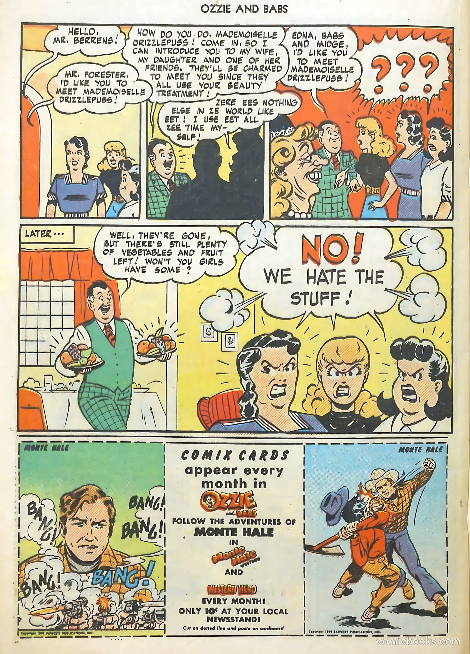Ozzie and Babs #12 (1949) — page 20 of 36