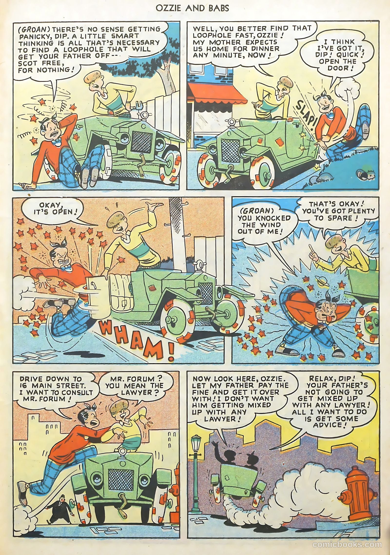 Ozzie and Babs #12 (1949) — page 23 of 36