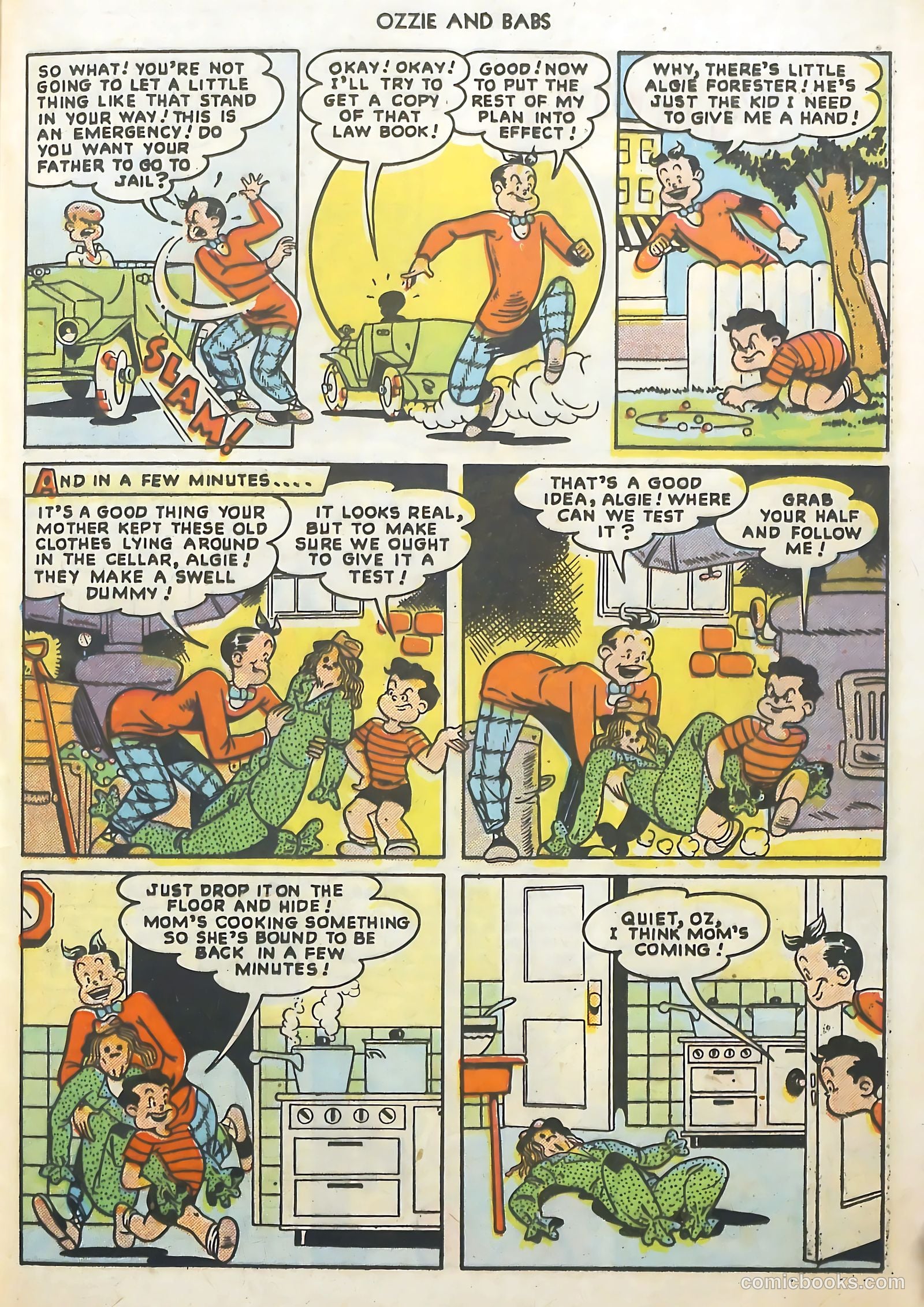 Ozzie and Babs #12 (1949) — page 25 of 36