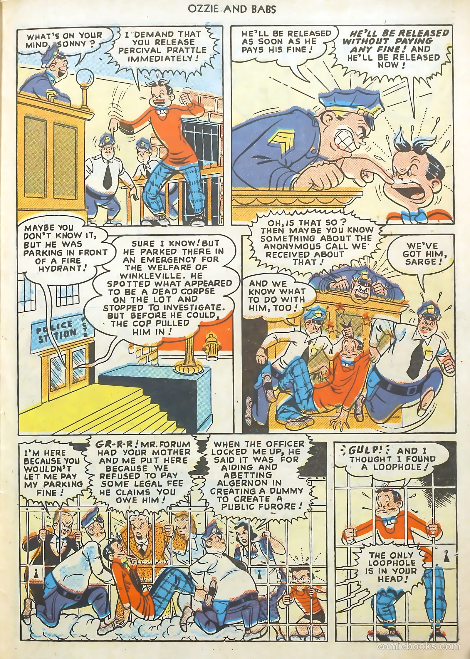 Ozzie and Babs #12 (1949) — page 27 of 36
