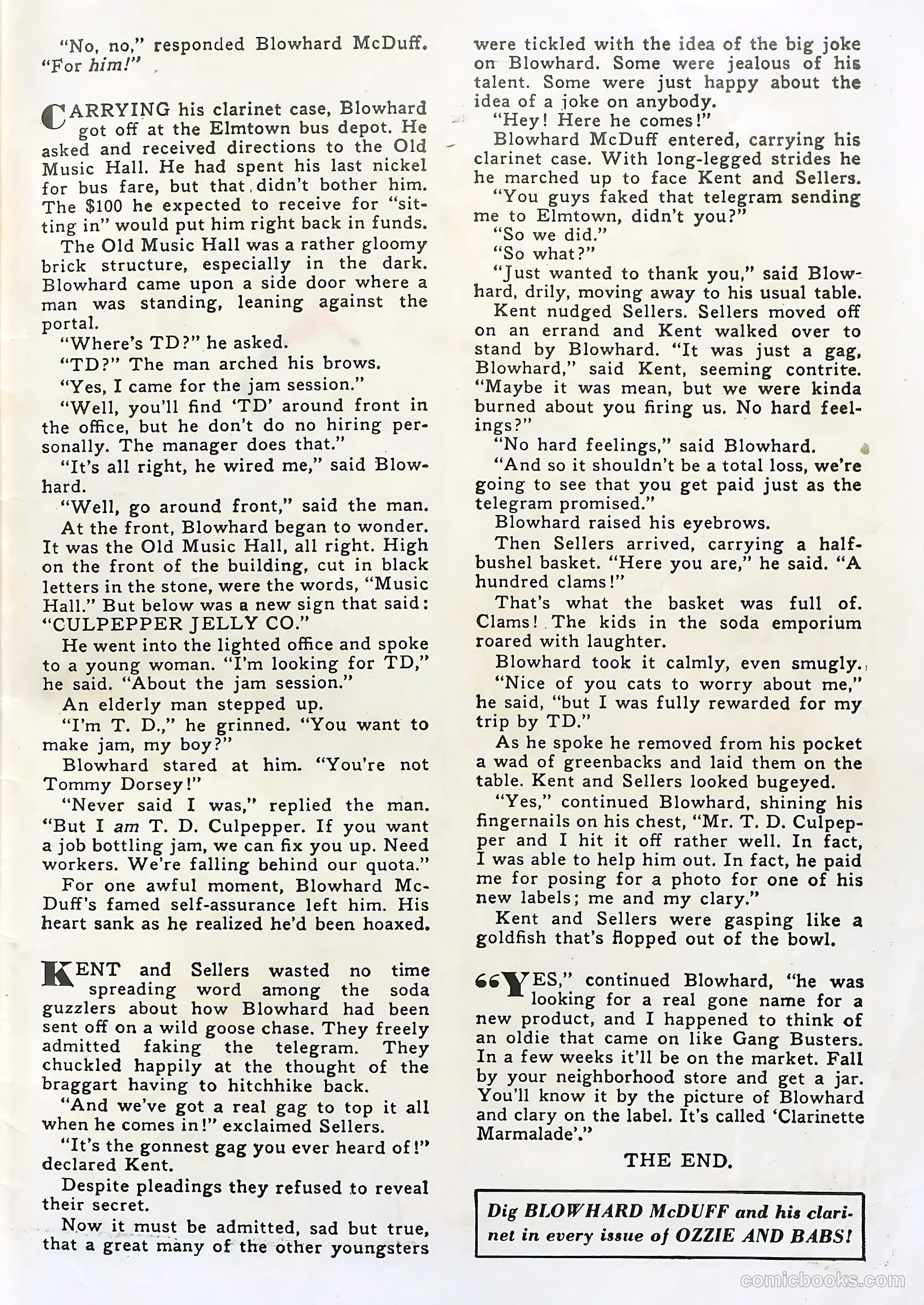Ozzie and Babs #12 (1949) — page 35 of 36