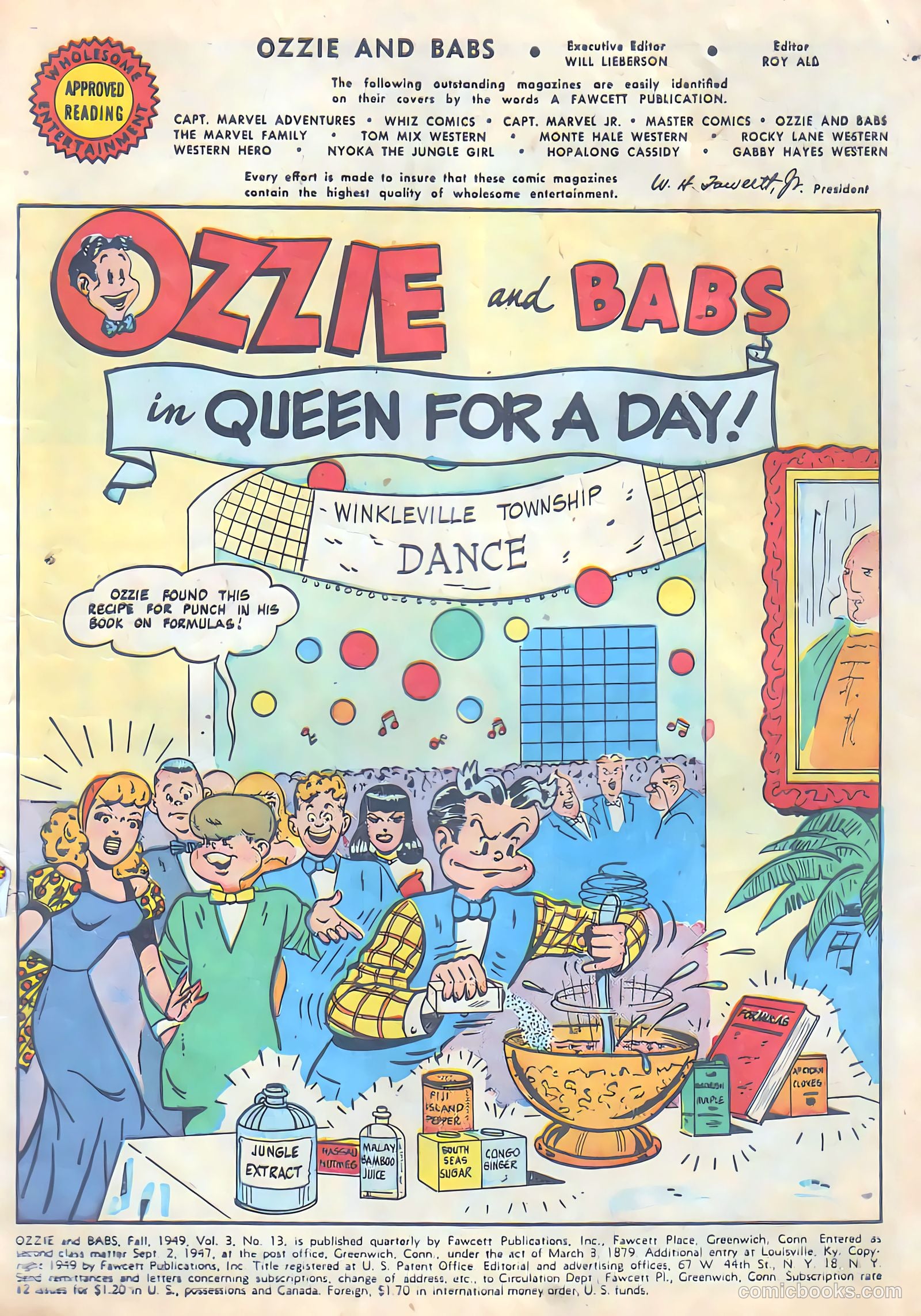 Ozzie and Babs #13 (1949) — page 3 of 36
