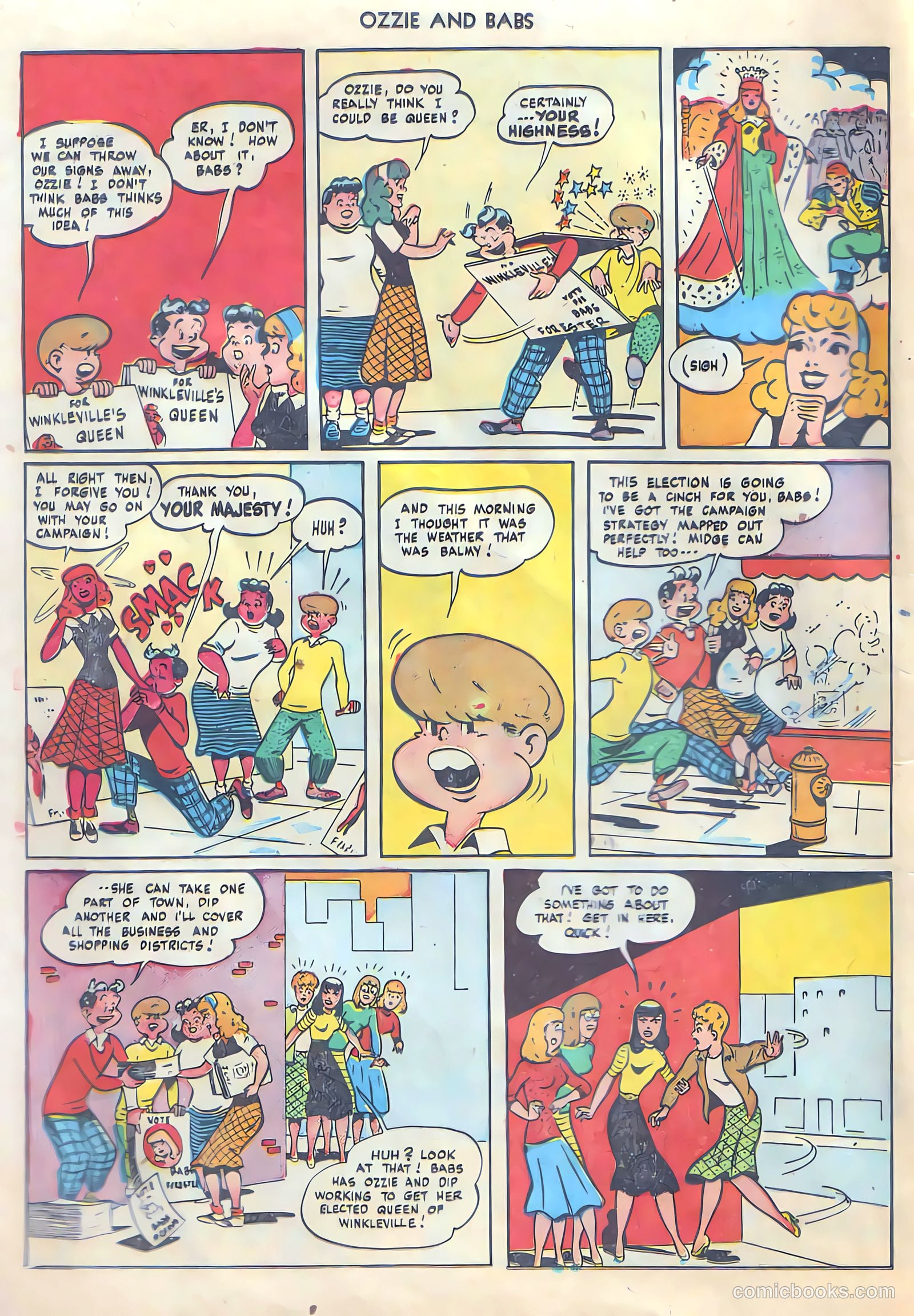 Ozzie and Babs #13 (1949) — page 18 of 36