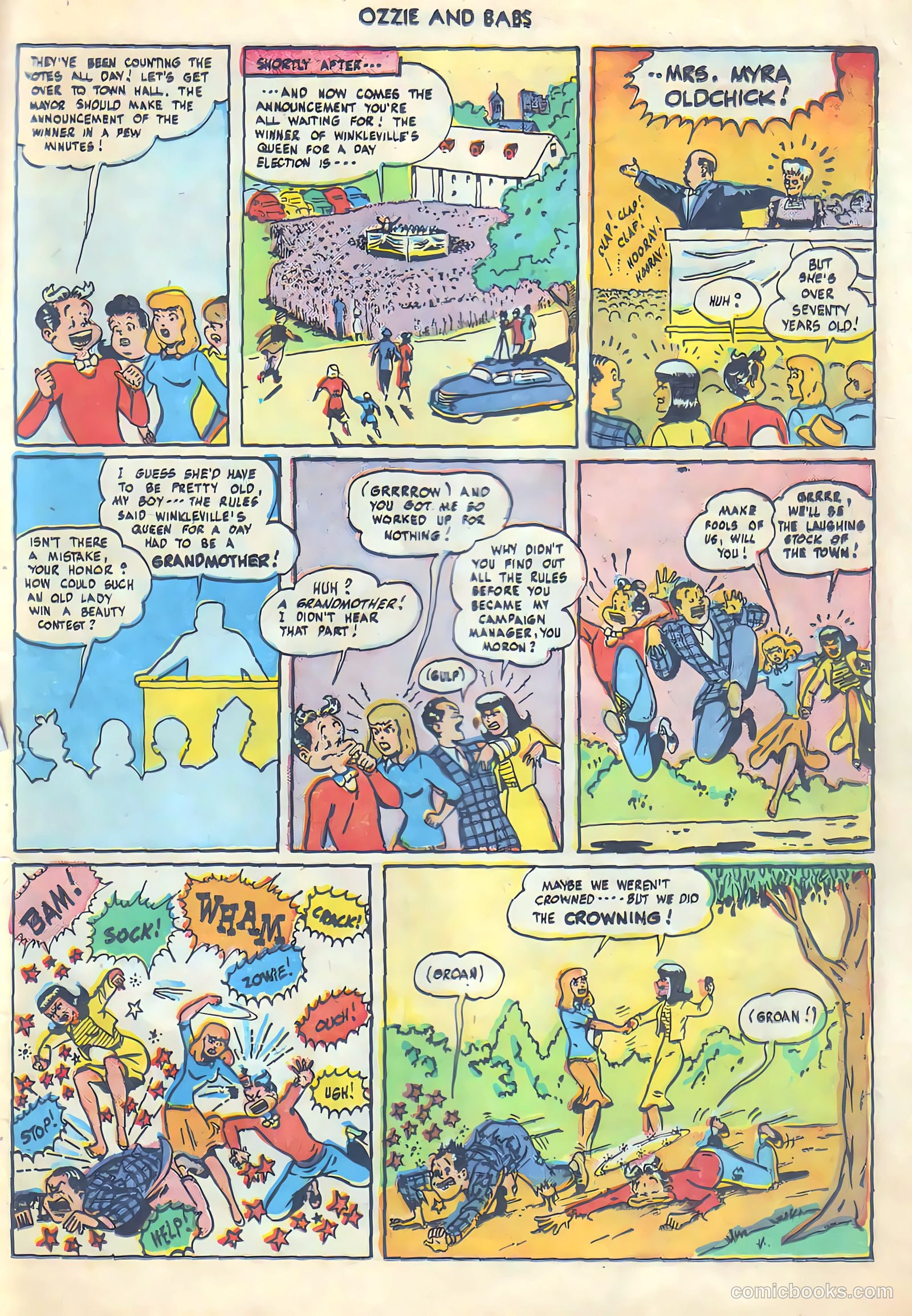 Ozzie and Babs #13 (1949) — page 23 of 36