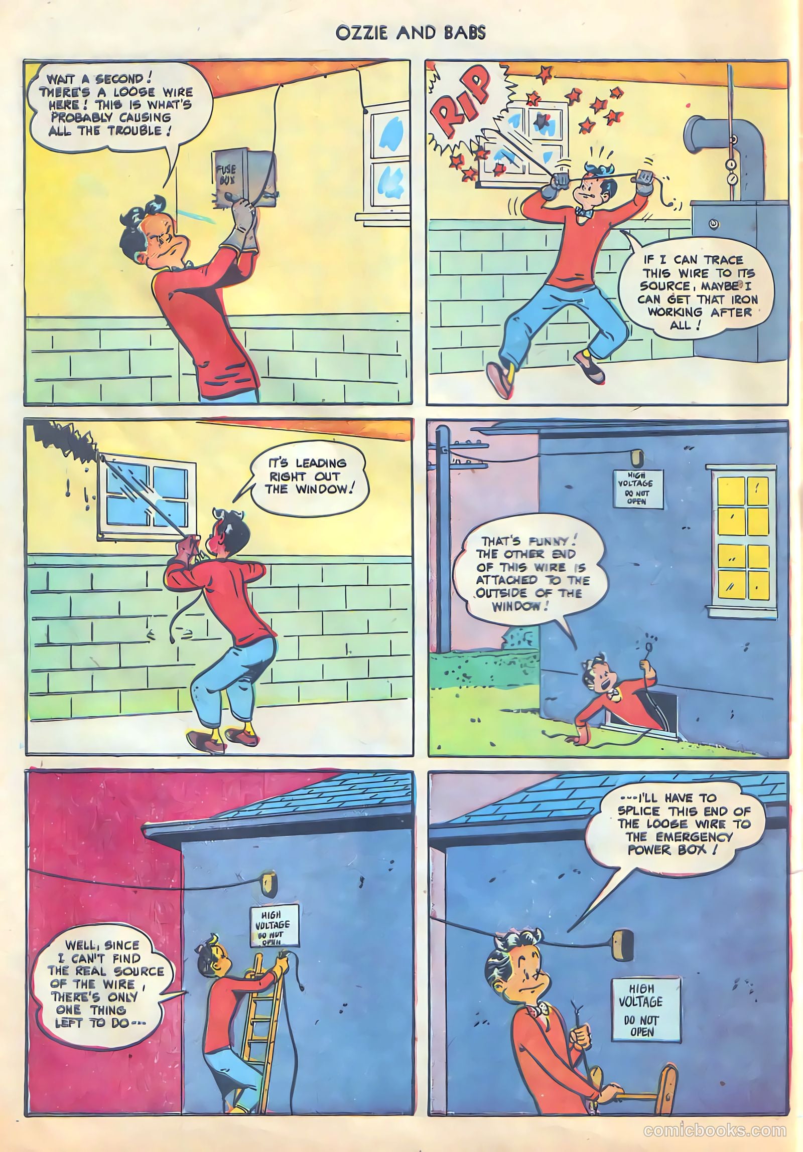 Ozzie and Babs #13 (1949) — page 30 of 36
