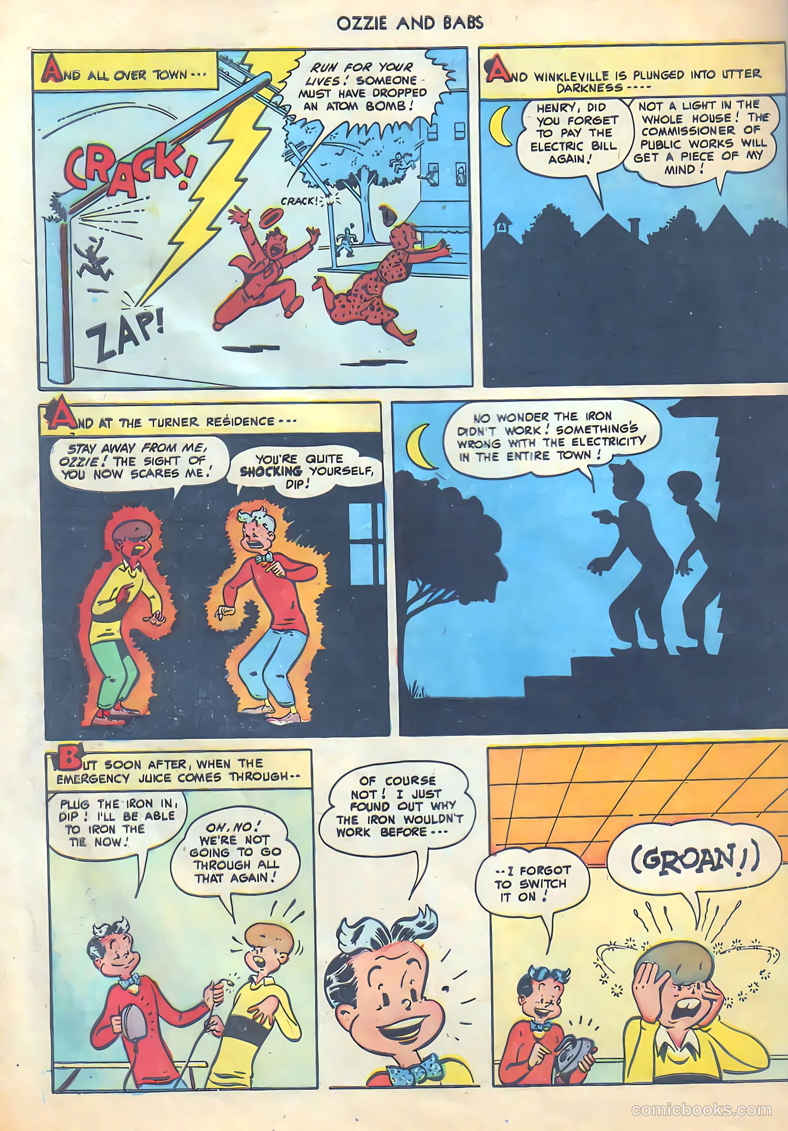 Ozzie and Babs #13 (1949) — page 34 of 36