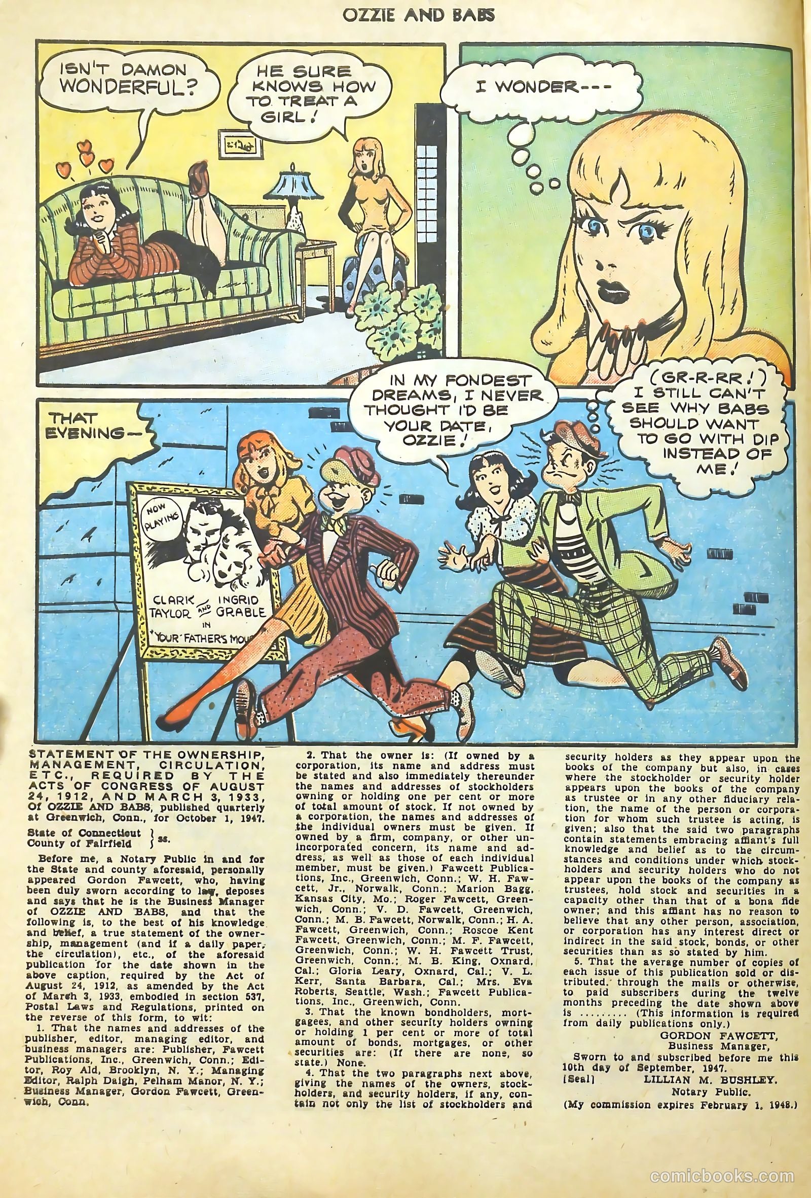 Ozzie and Babs #2 (1948) — page 20 of 52