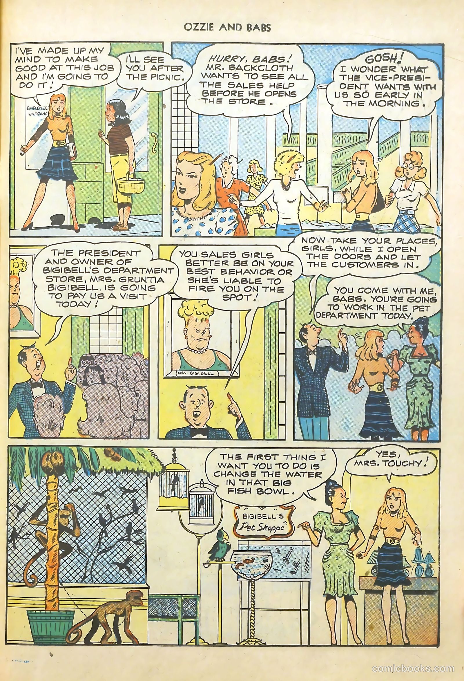 Ozzie and Babs #2 (1948) — page 35 of 52