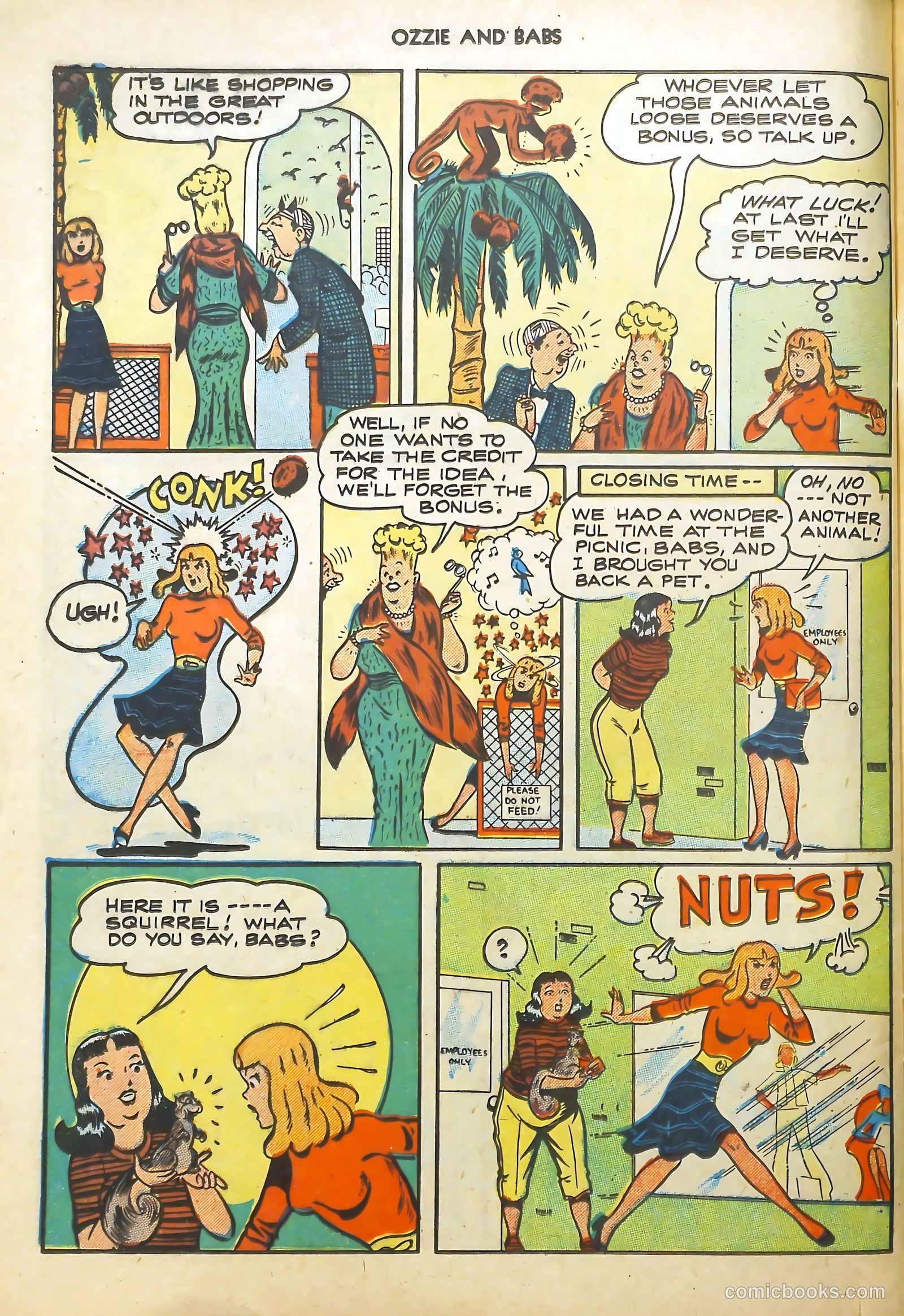 Ozzie and Babs #2 (1948) — page 40 of 52