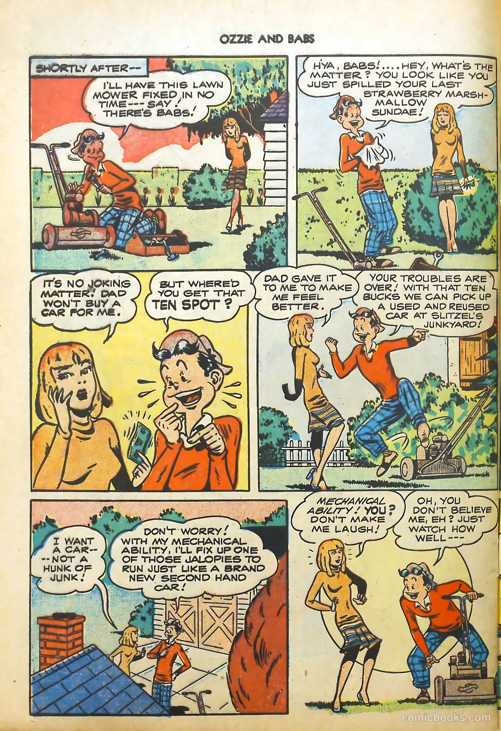 Ozzie and Babs #2 (1948) — page 44 of 52