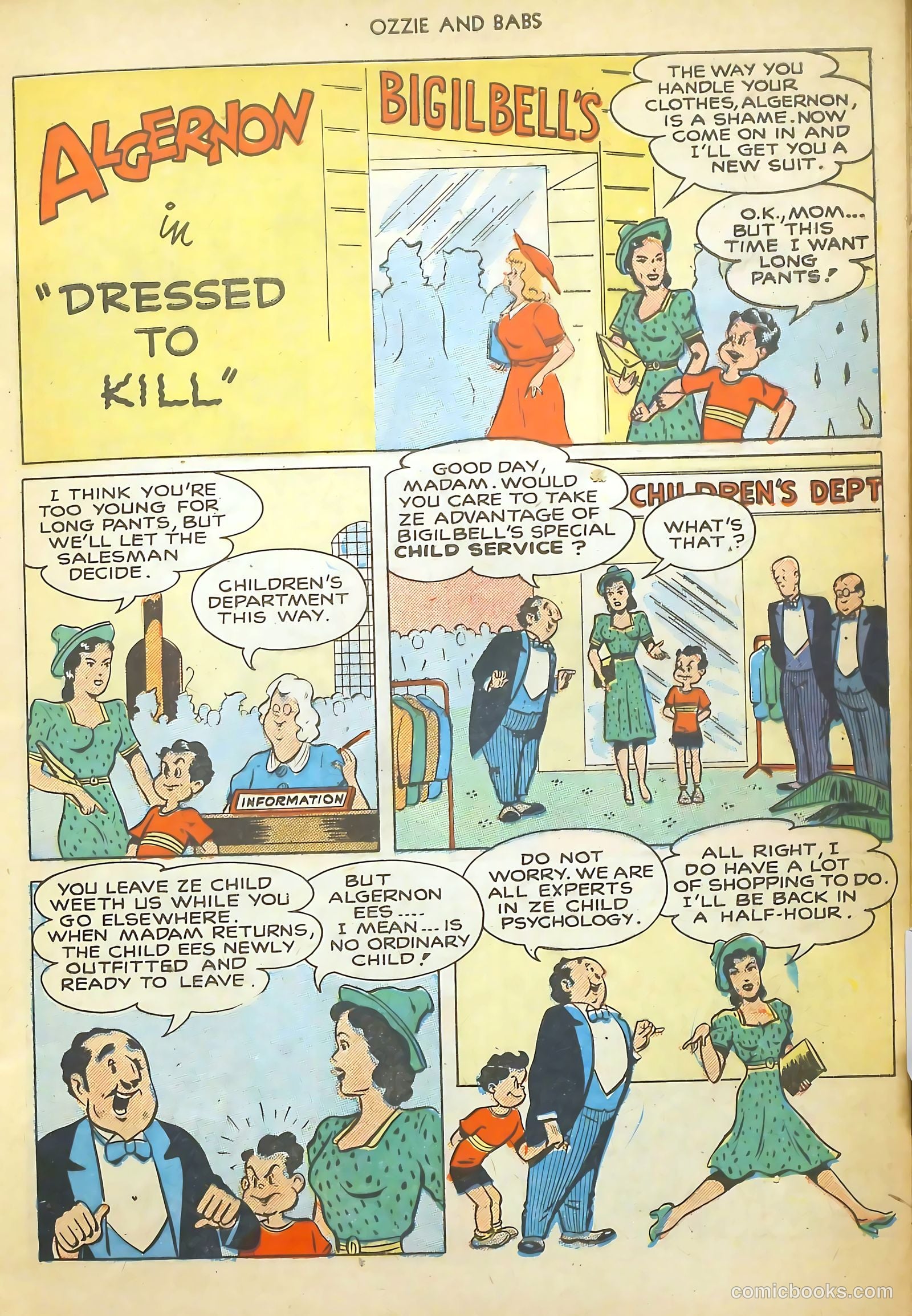 Ozzie and Babs #3 (1948) — page 21 of 52
