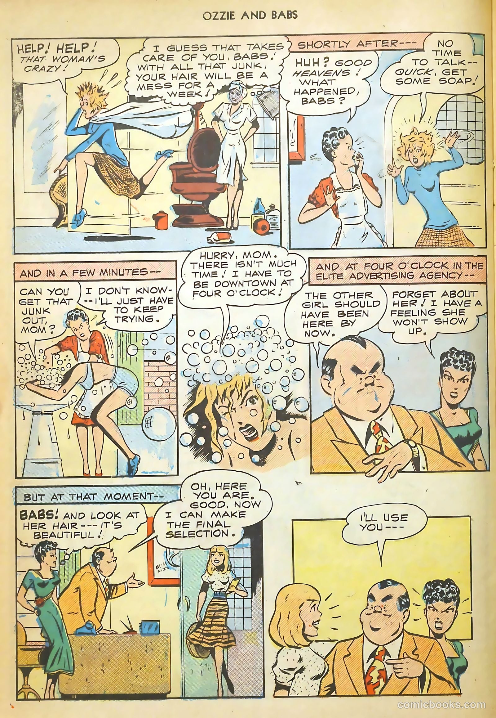 Ozzie and Babs #3 (1948) — page 32 of 52