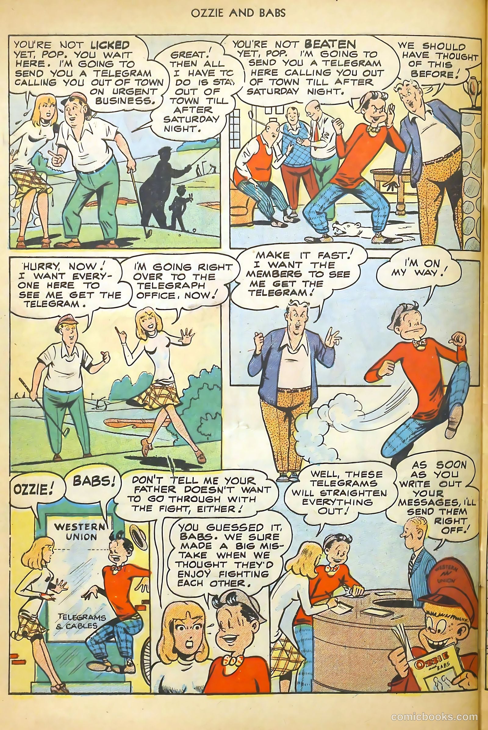 Ozzie and Babs #3 (1948) — page 48 of 52