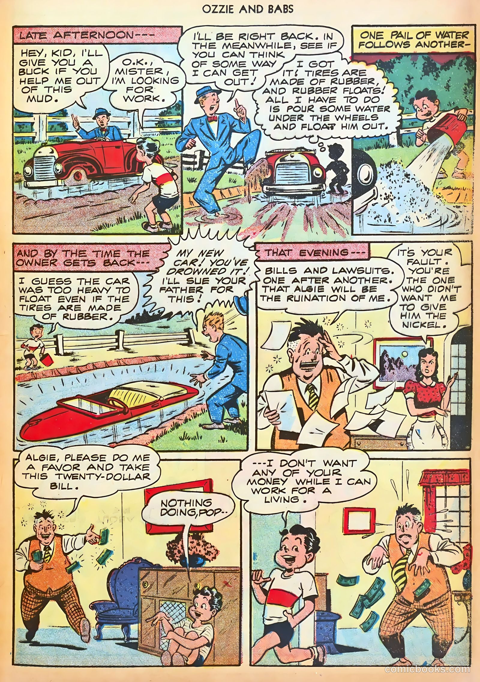 Ozzie and Babs #4 (1948) — page 17 of 52