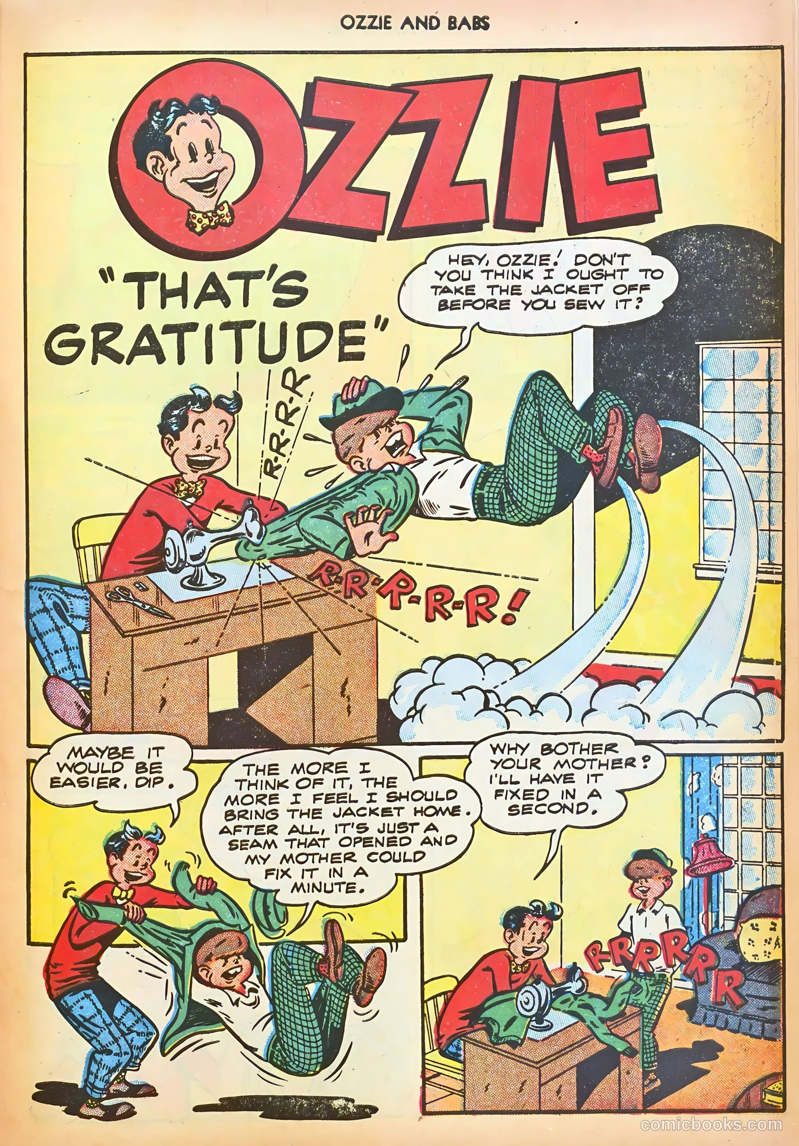 Ozzie and Babs #4 (1948) — page 19 of 52