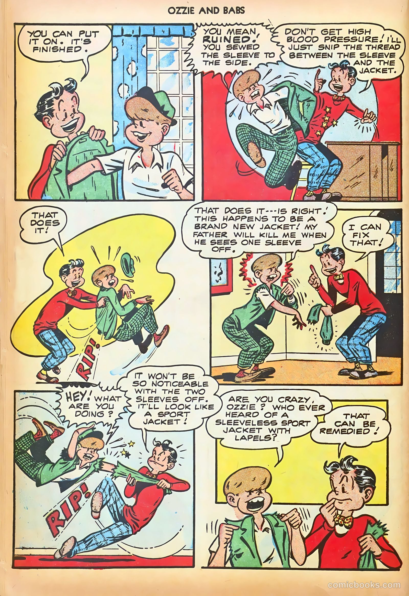 Ozzie and Babs #4 (1948) — page 20 of 52