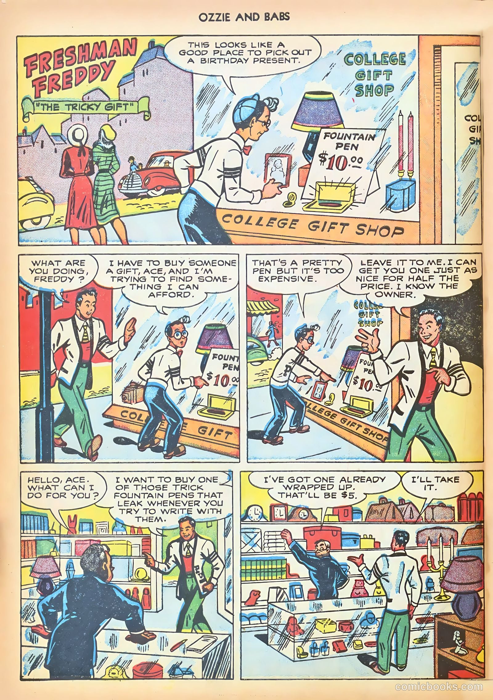 Ozzie and Babs #4 (1948) — page 34 of 52