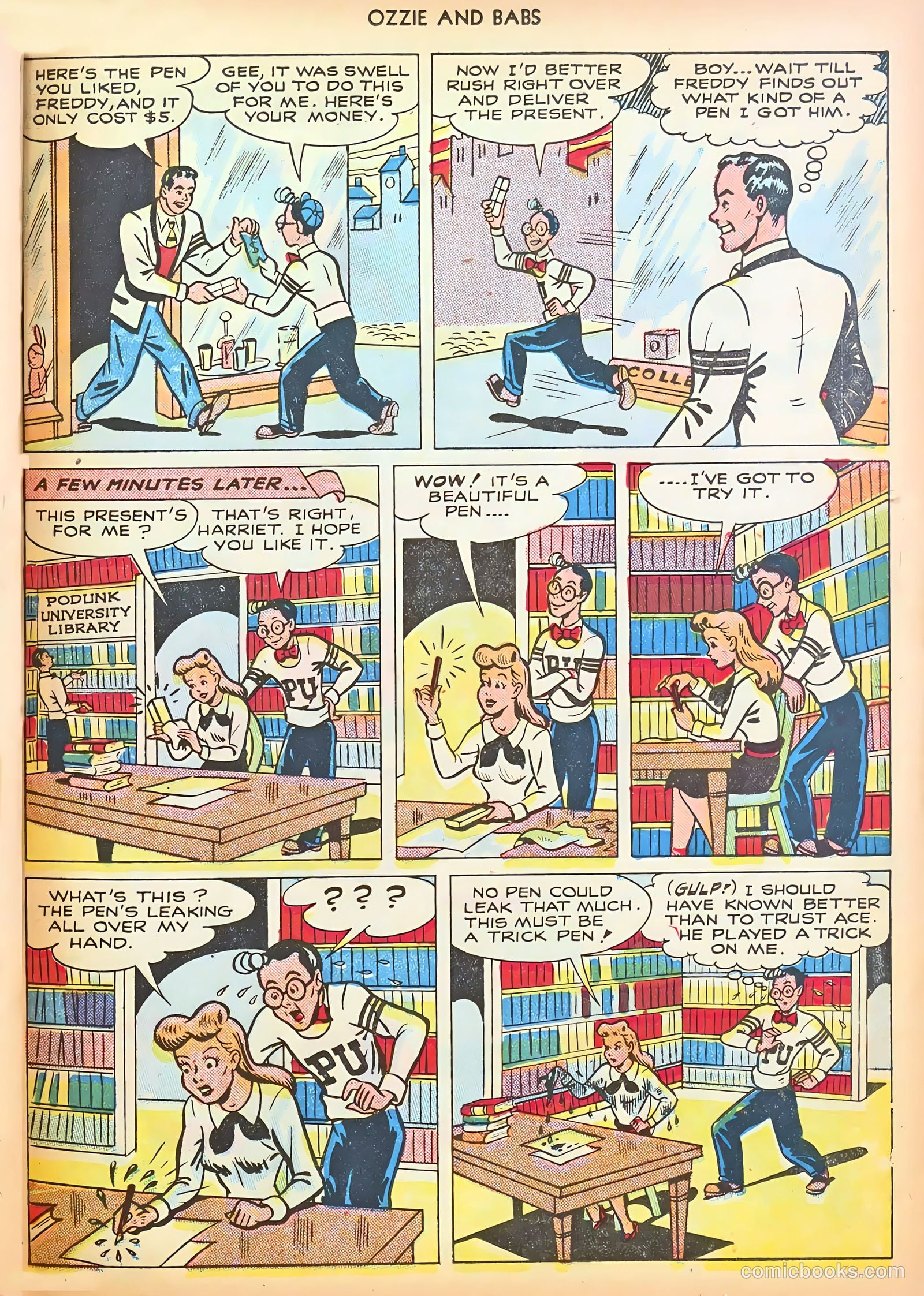 Ozzie and Babs #4 (1948) — page 35 of 52
