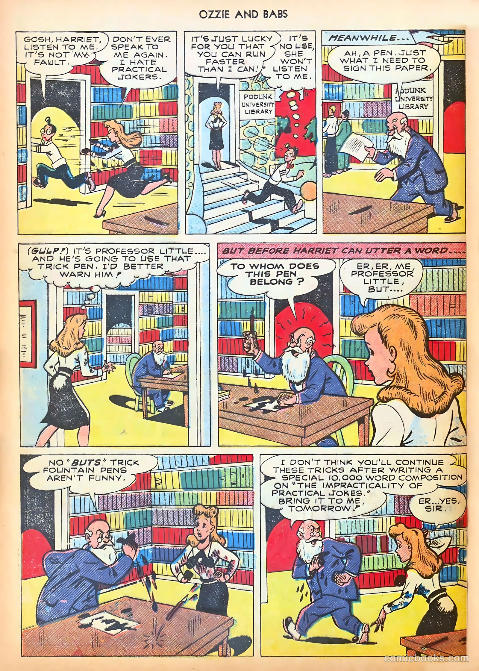 Ozzie and Babs #4 (1948) — page 36 of 52
