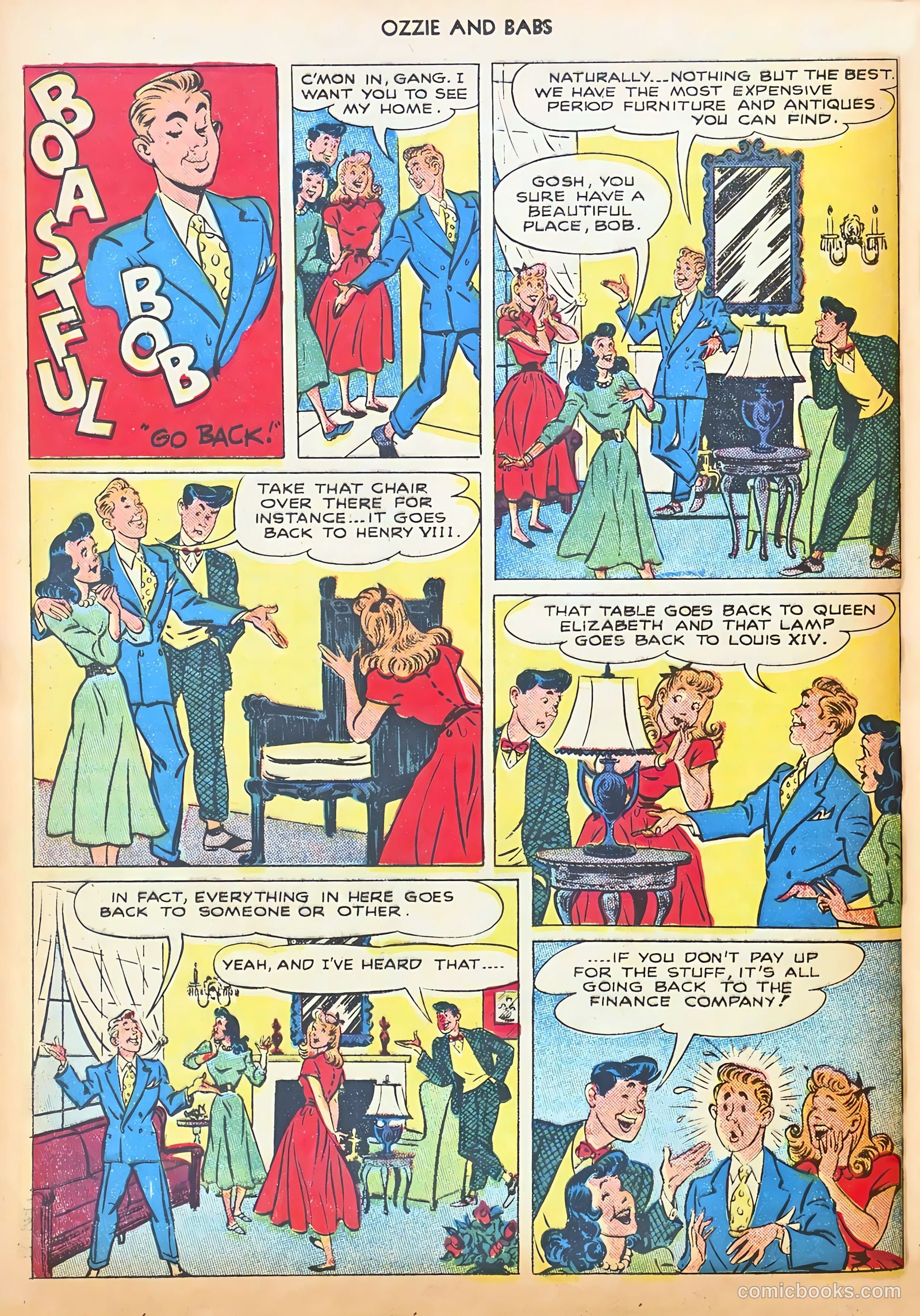Ozzie and Babs #4 (1948) — page 40 of 52