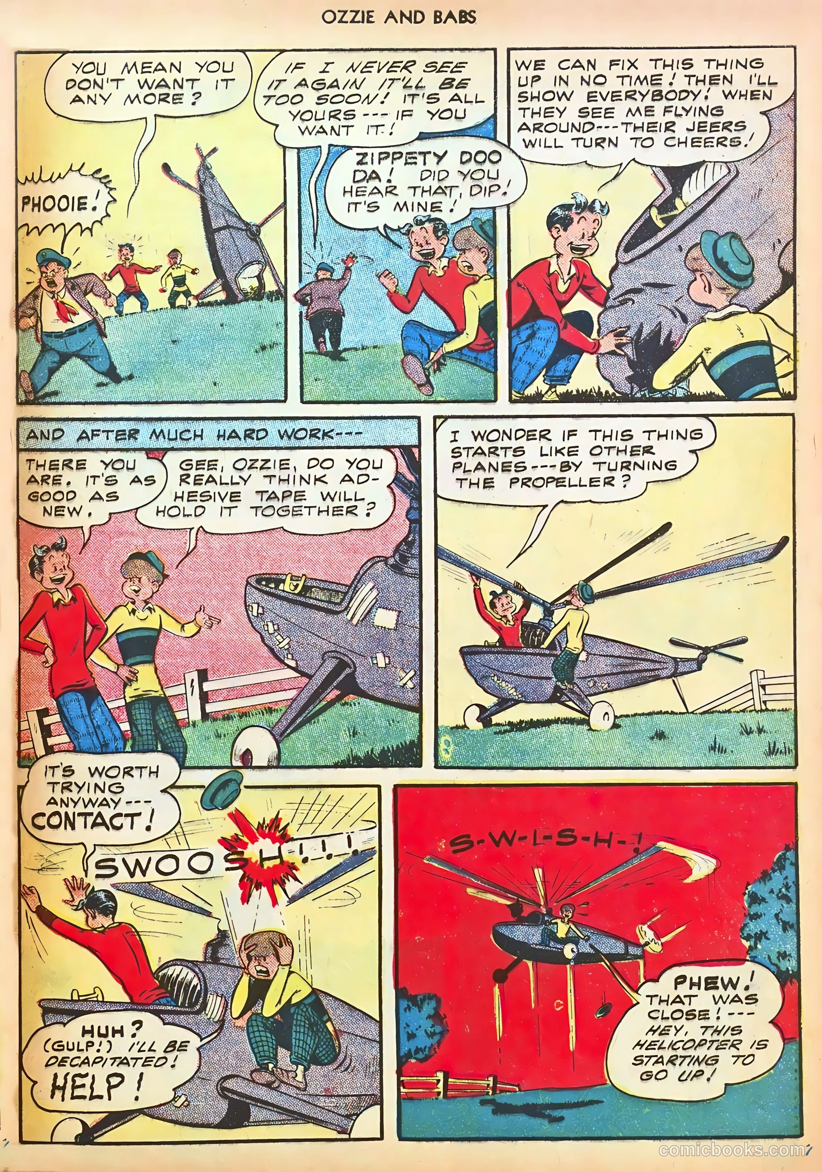 Ozzie and Babs #4 (1948) — page 45 of 52