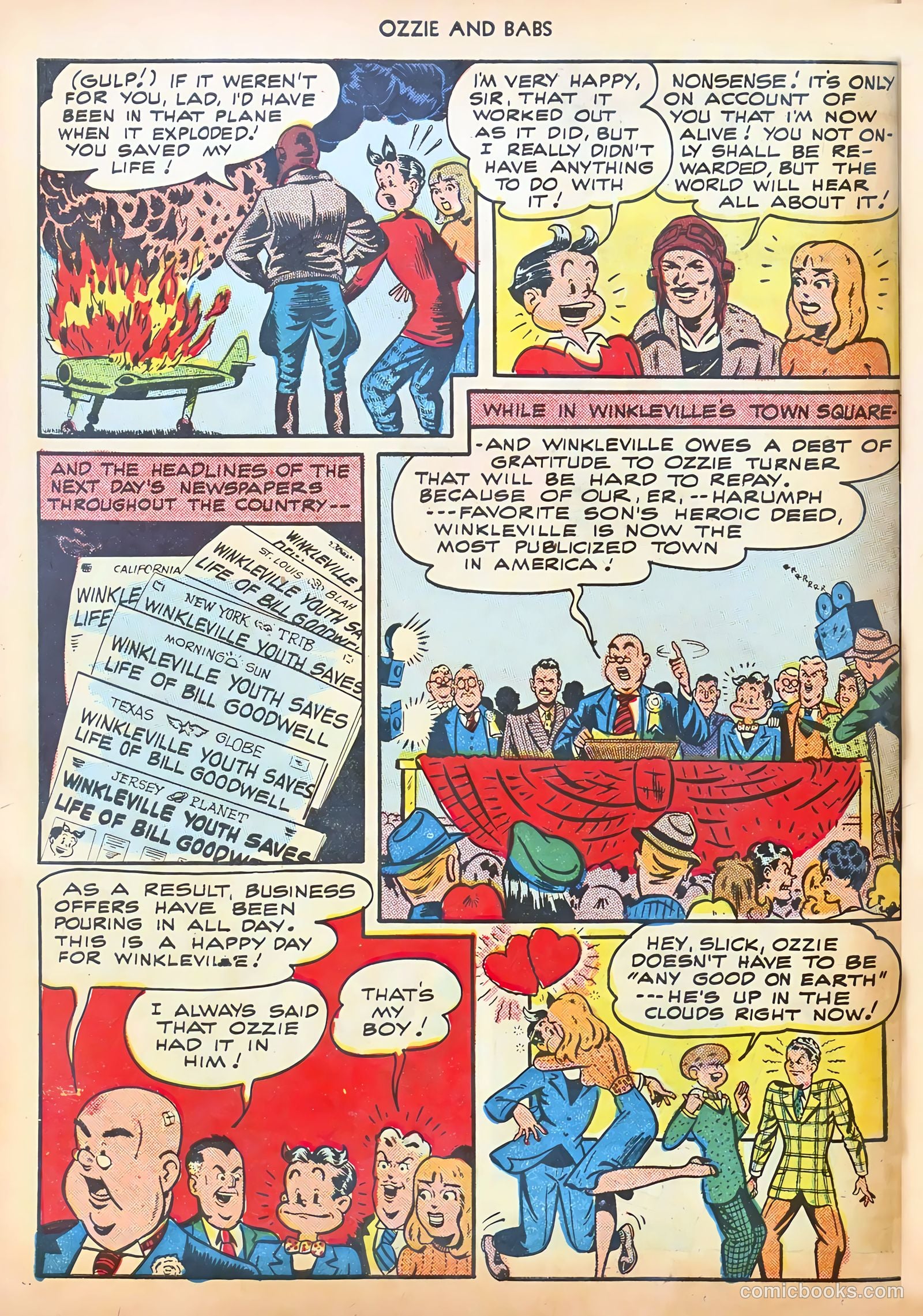 Ozzie and Babs #4 (1948) — page 50 of 52