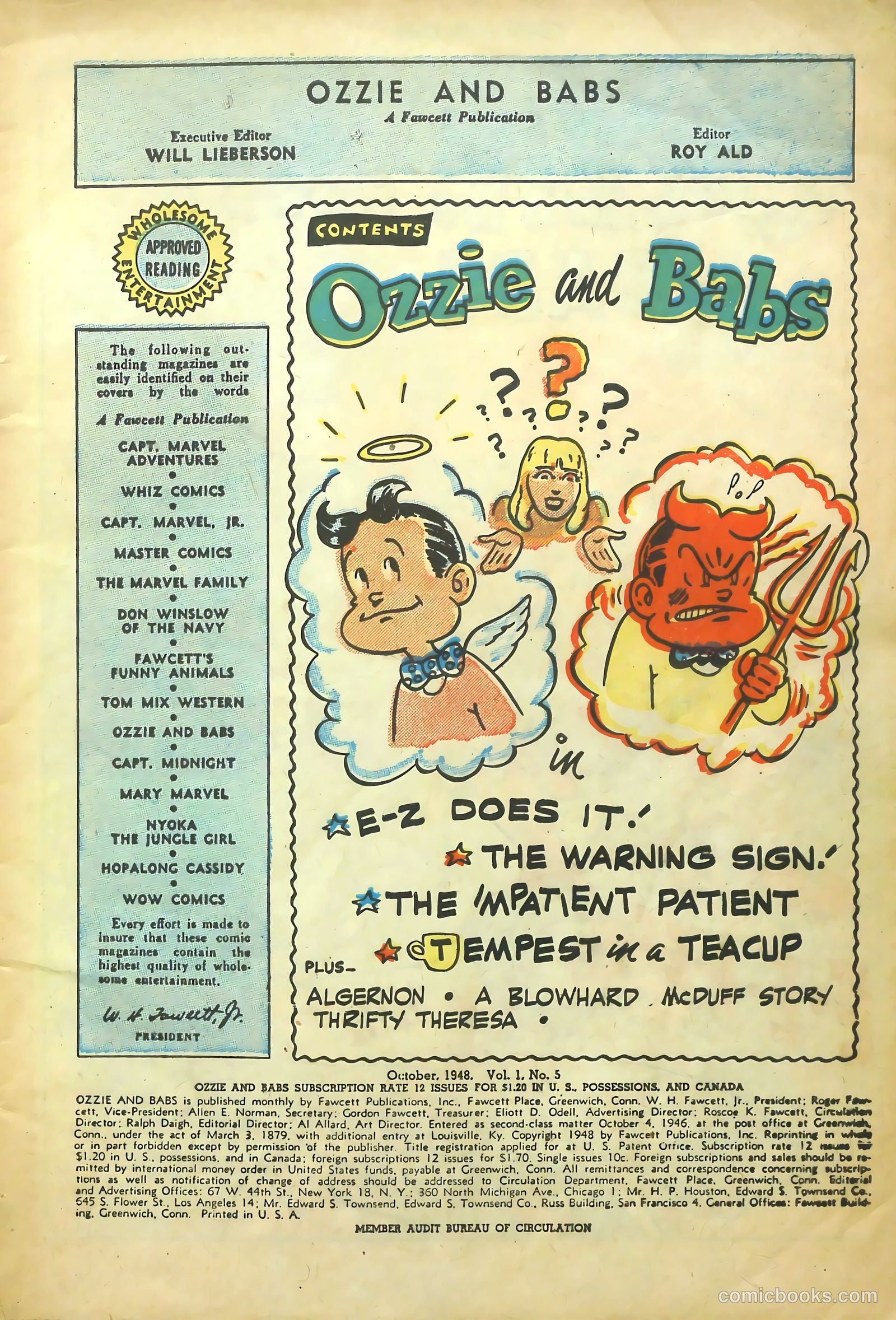Ozzie and Babs #5 (1948) — page 3 of 52