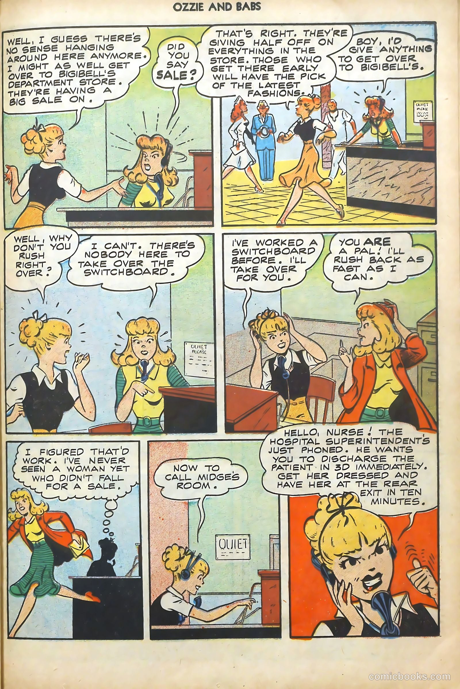 Ozzie and Babs #5 (1948) — page 29 of 52