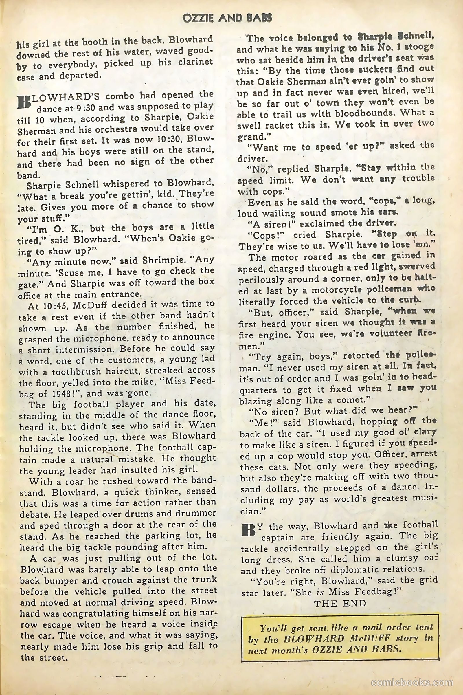 Ozzie and Babs #5 (1948) — page 35 of 52