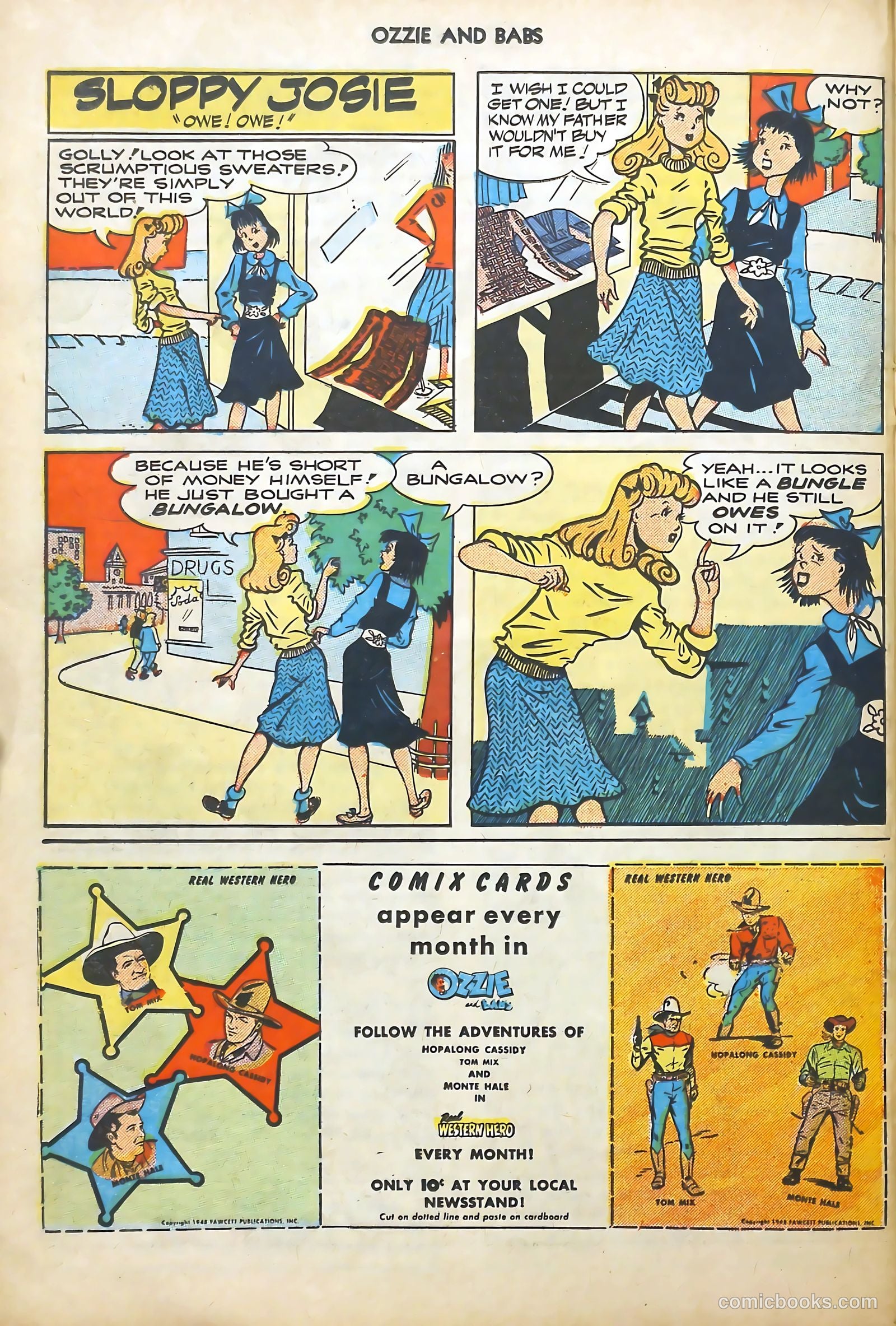 Ozzie and Babs #5 (1948) — page 36 of 52