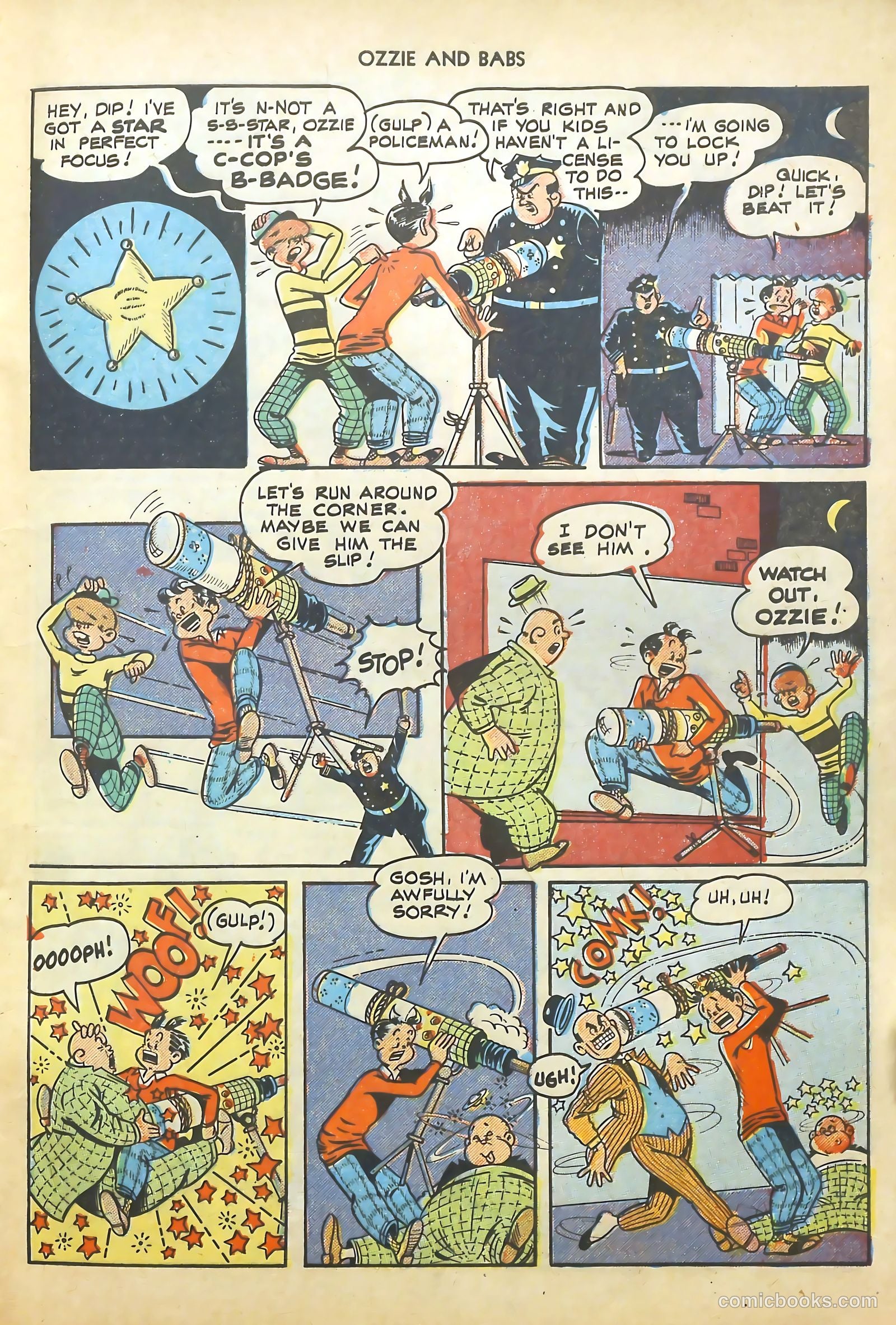 Ozzie and Babs #6 (1948) — page 21 of 52
