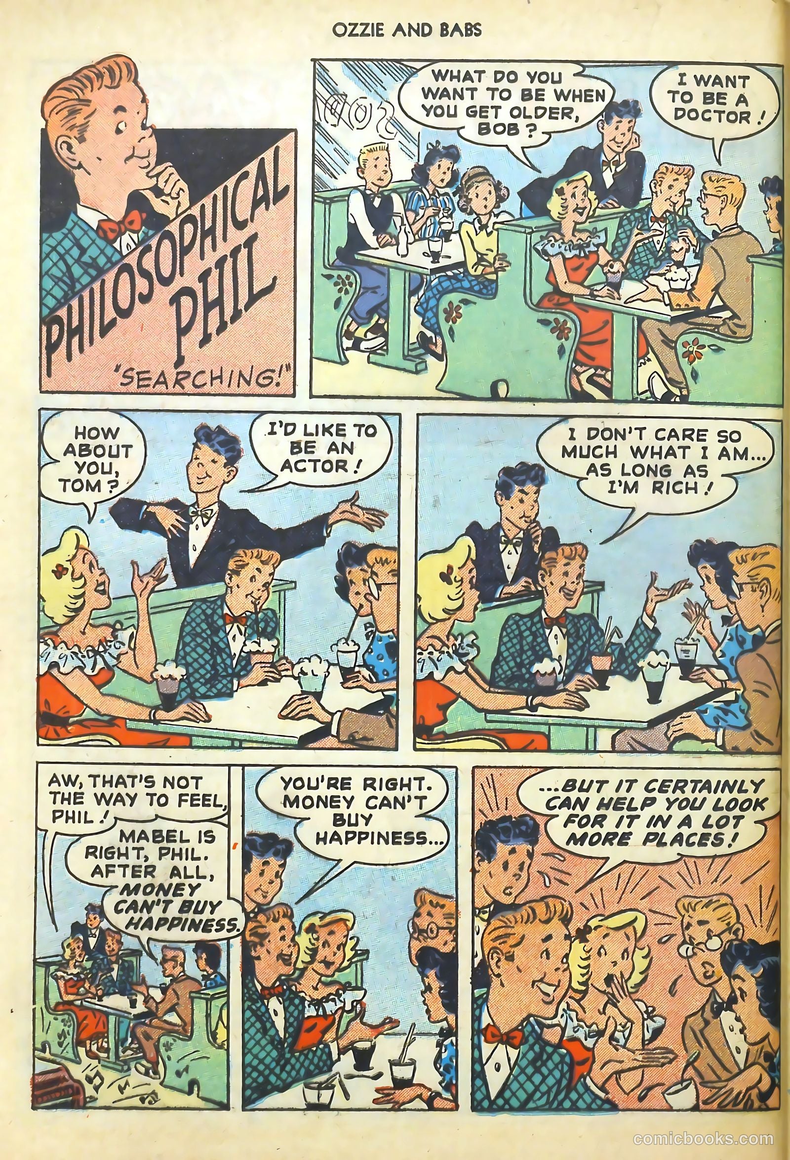 Ozzie and Babs #6 (1948) — page 40 of 52