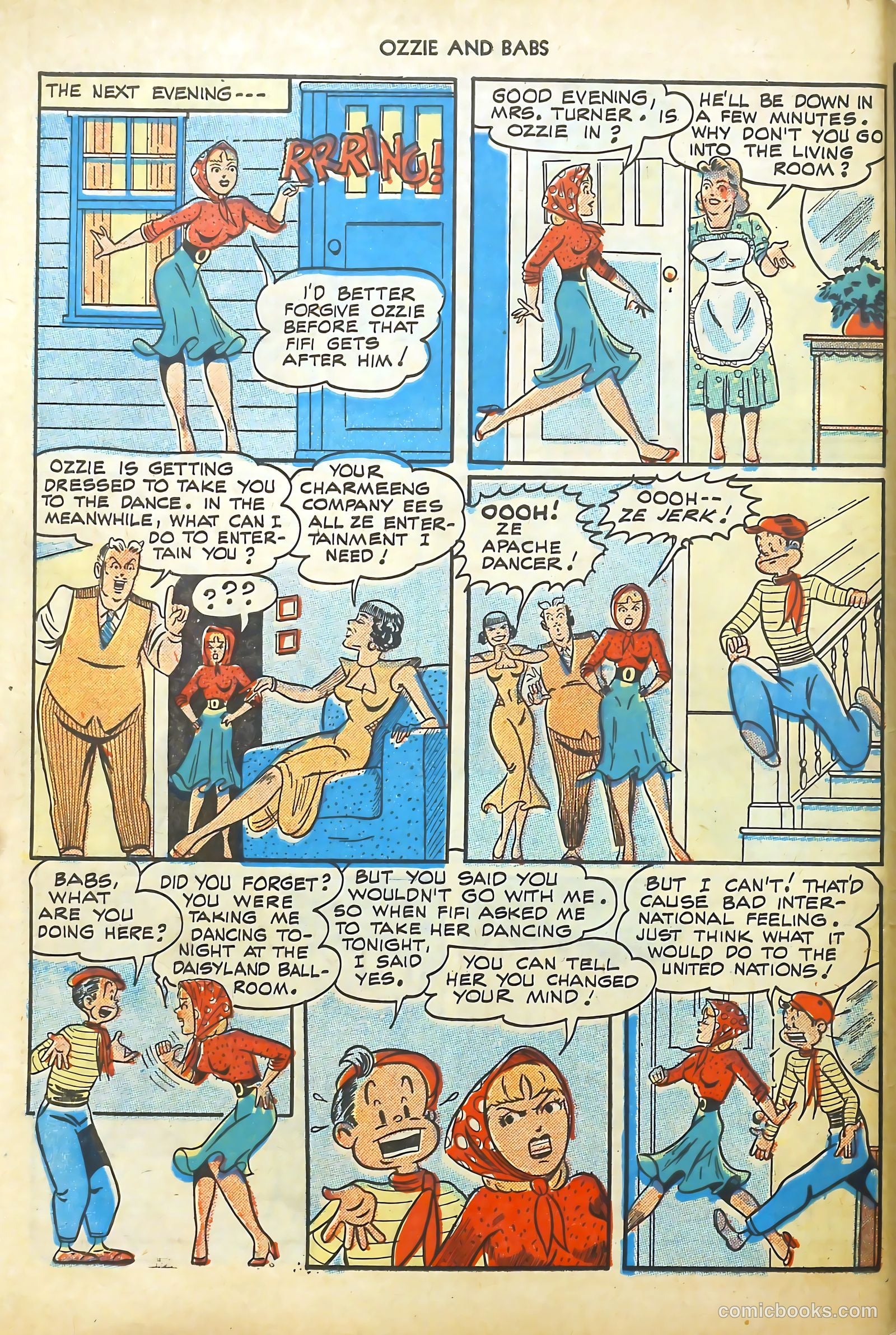 Ozzie and Babs #6 (1948) — page 46 of 52