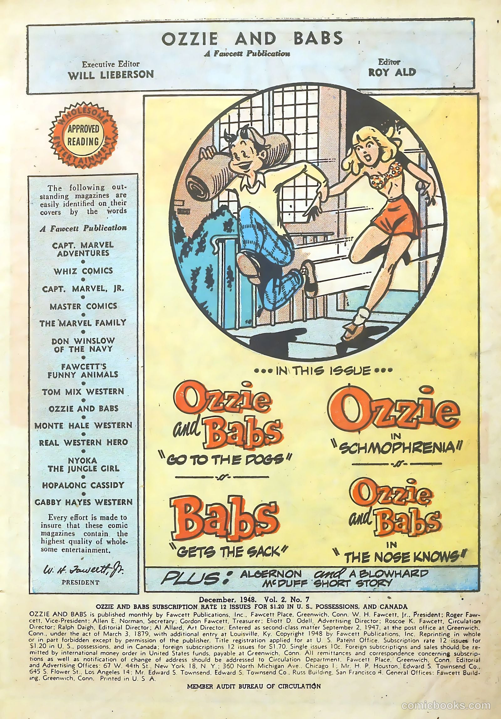 Ozzie and Babs #7 (1948) — page 3 of 52