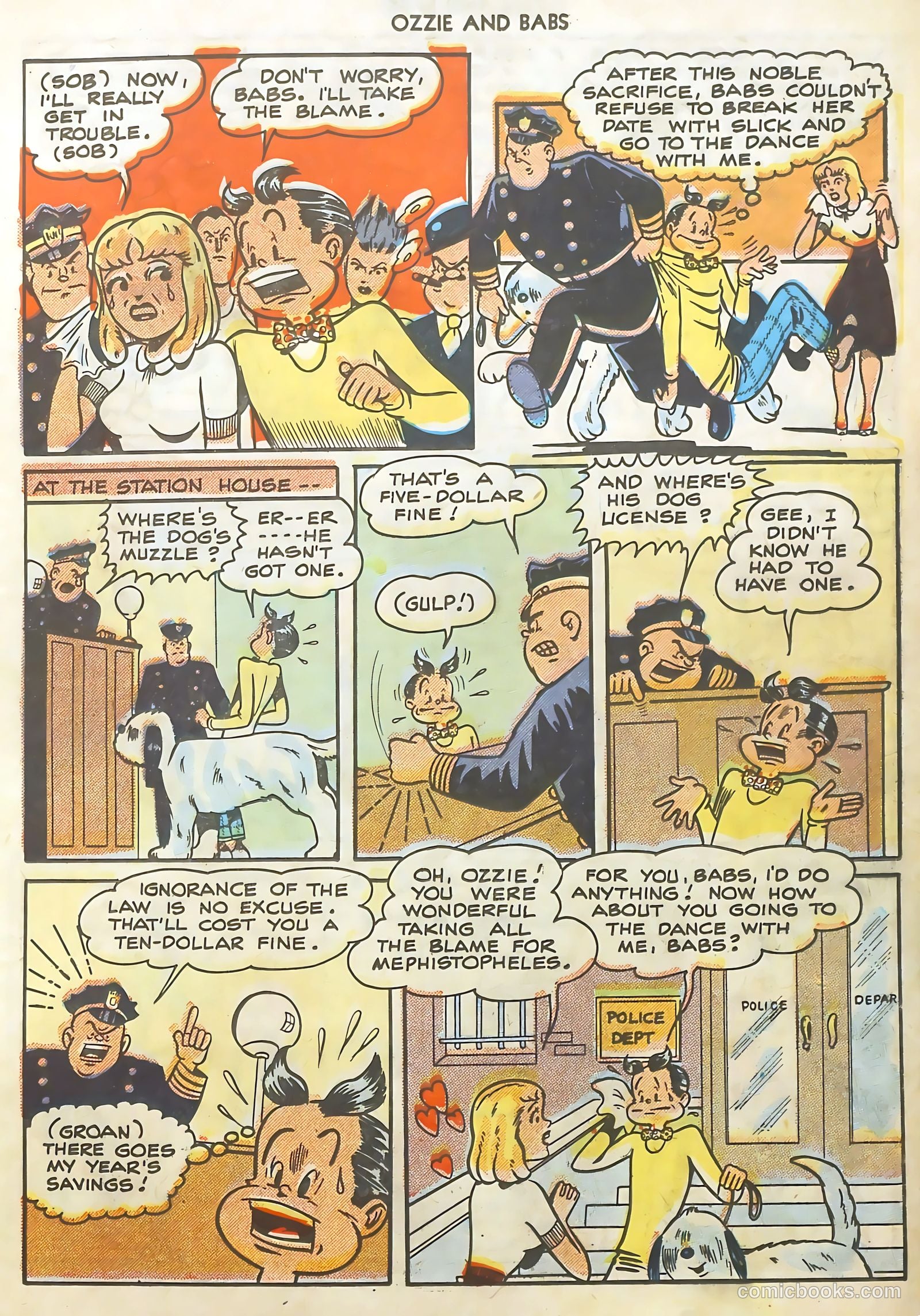 Ozzie and Babs #7 (1948) — page 11 of 52